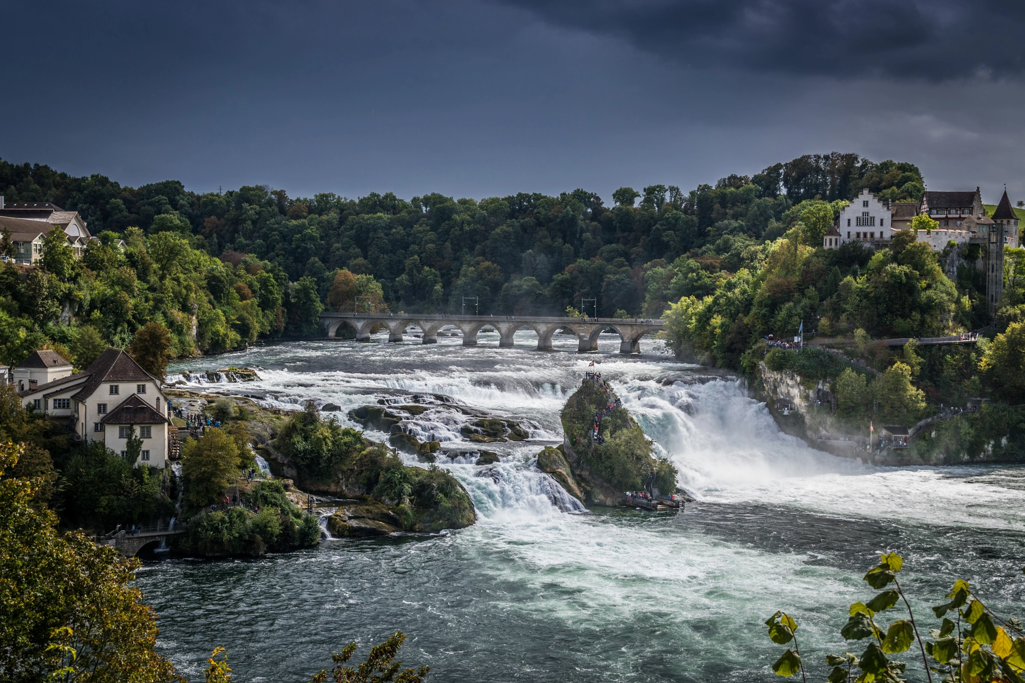 Sony ILCA-77M2 sample photo. Rheinfall photography