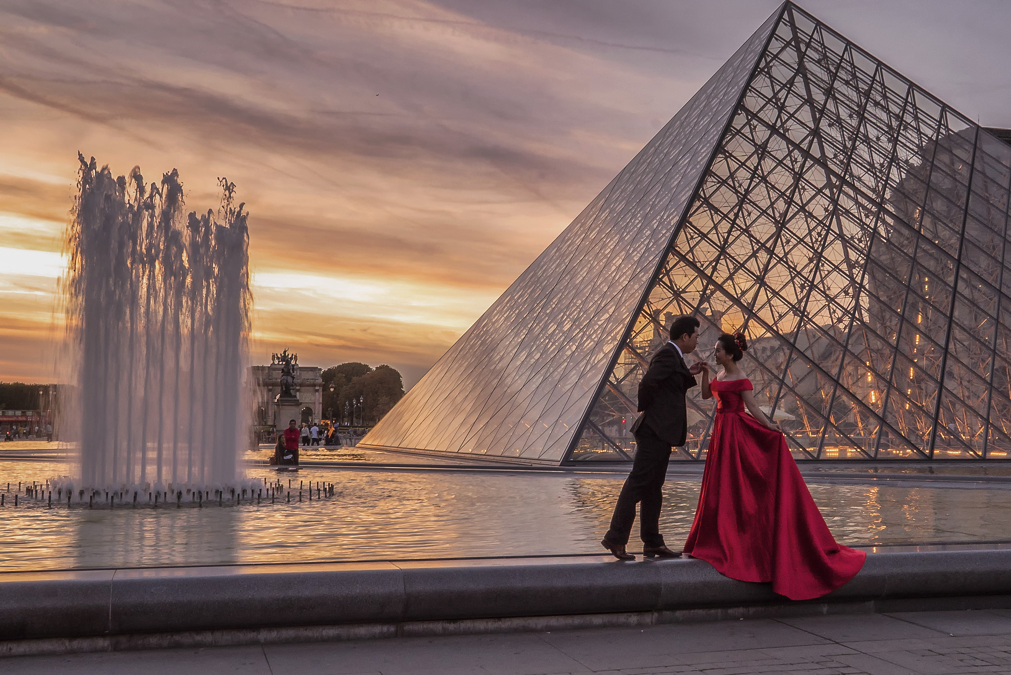Sony a7S sample photo. Evening in paris photography