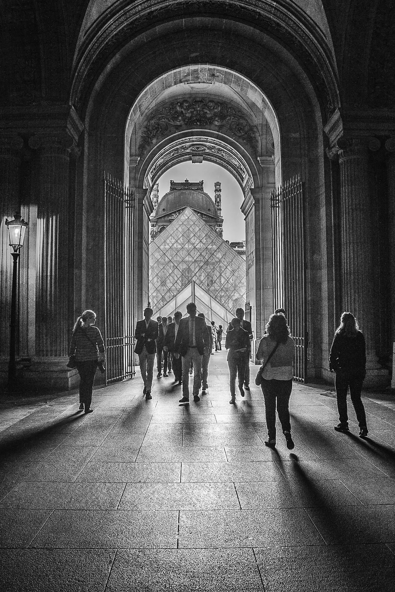 Sony a7S sample photo. Arch at the louvre photography