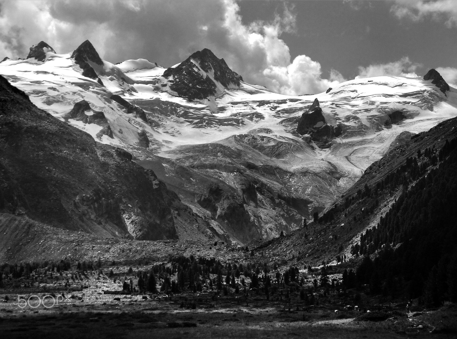 Sony DSC-W270 sample photo. Hiking into val roseg, switzerland photography