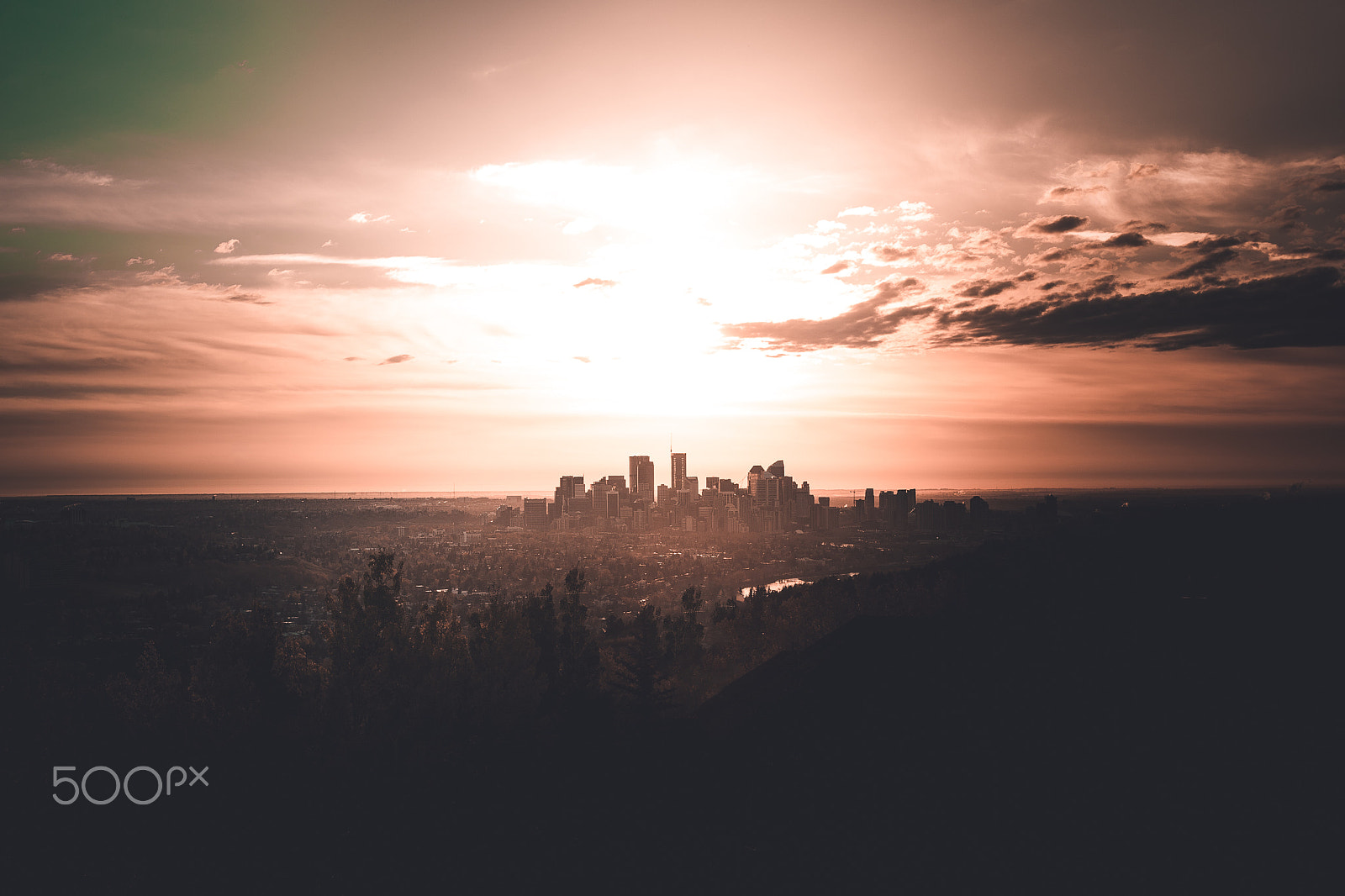 Sigma 35mm F1.4 DG HSM Art sample photo. Calgary at sunrise photography