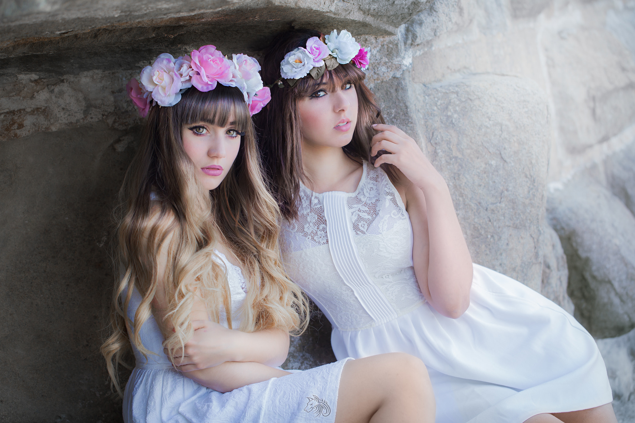 Canon EOS 6D + Canon EF 100mm F2.8L Macro IS USM sample photo. Deux soeurs photography