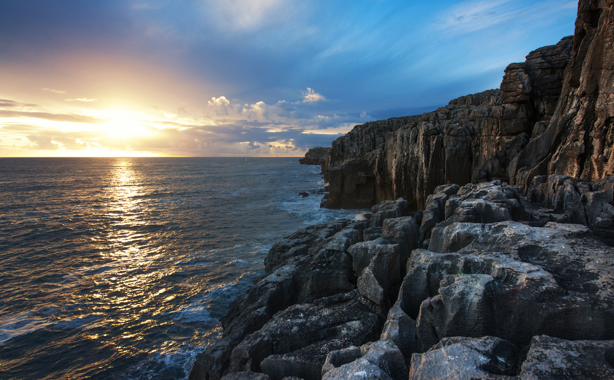 Canon EOS 50D + Sigma 12-24mm F4.5-5.6 II DG HSM sample photo. Sunset in penichi photography