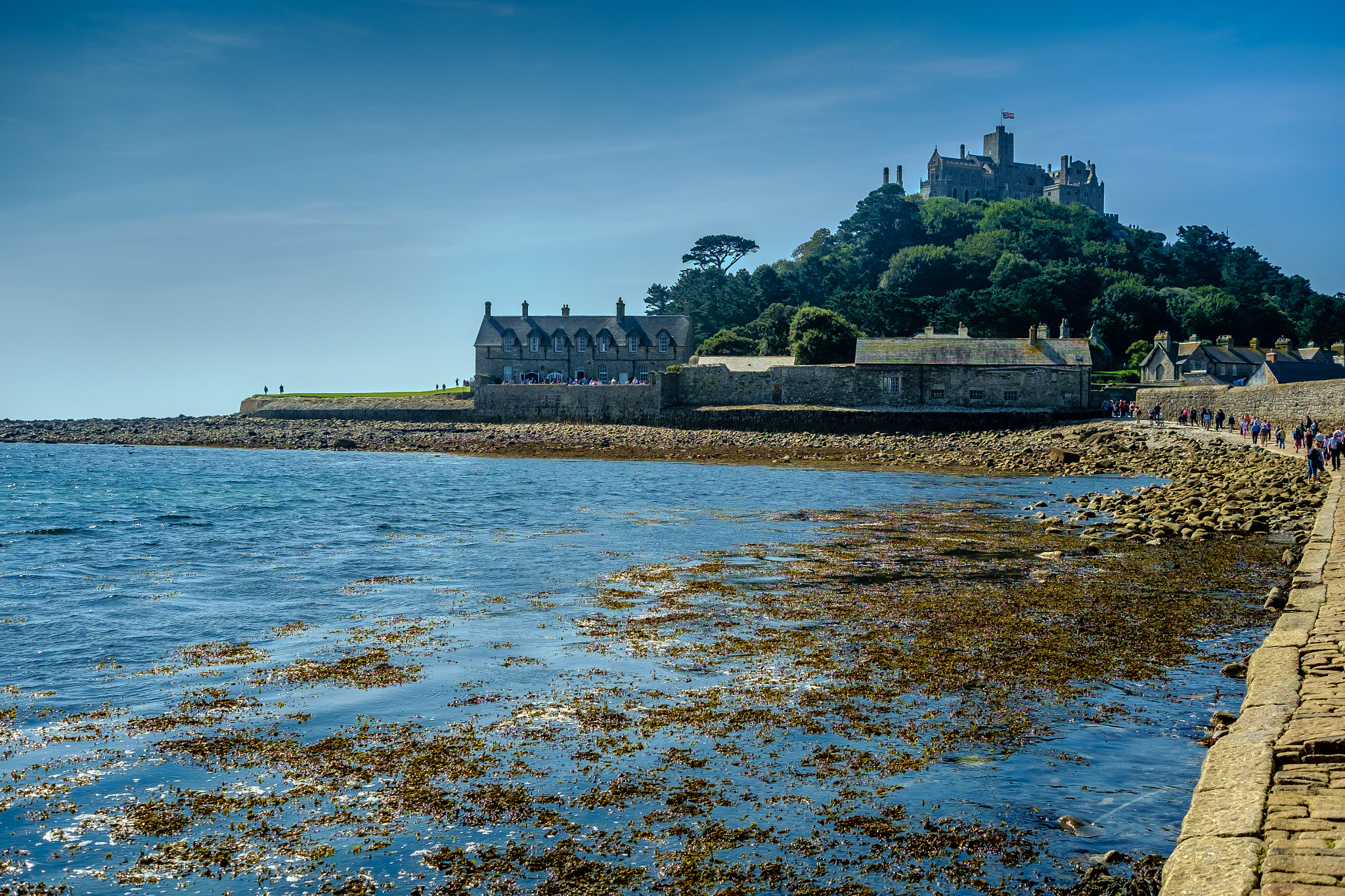 Fujifilm X-Pro1 + Fujifilm XF 27mm F2.8 sample photo. St michaels mount photography