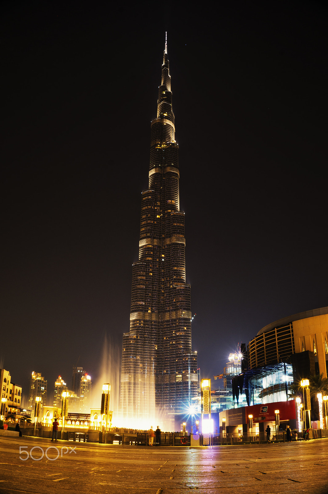 E 18-50mm F4-5.6 sample photo. The dance of burj khalifa photography