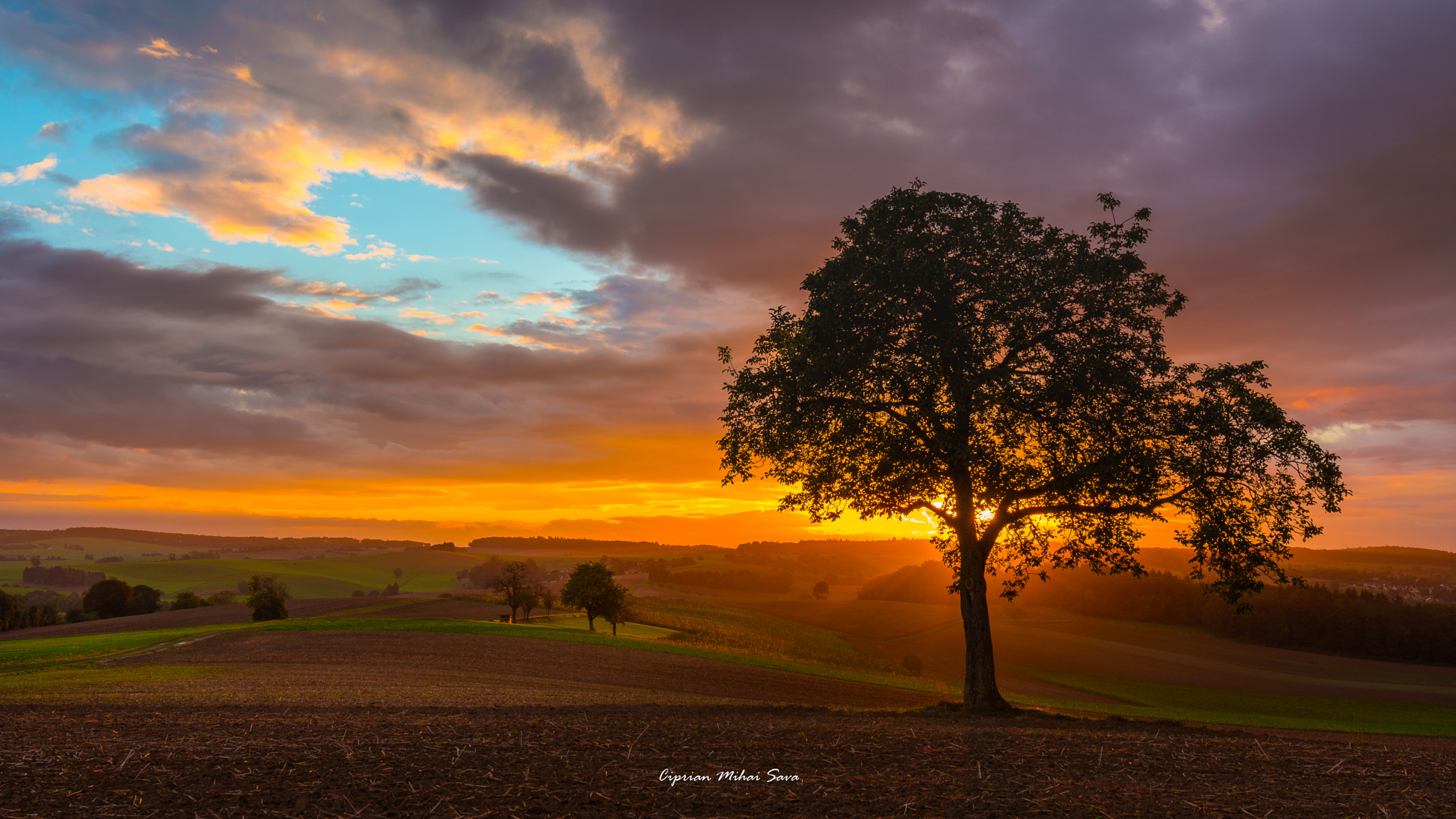 Tamron SP 15-30mm F2.8 Di VC USD sample photo. Sunset spot light photography