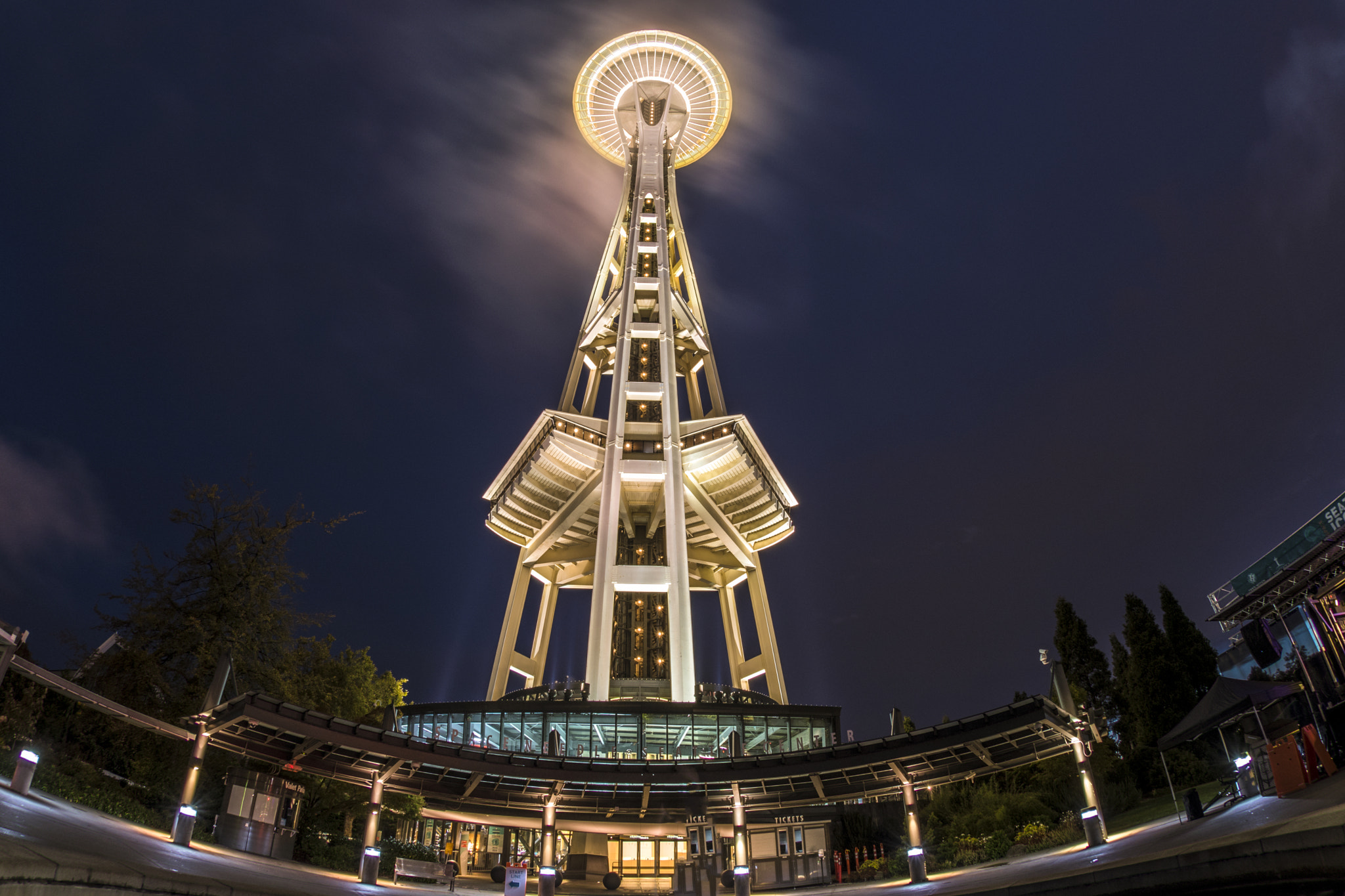 Nikon D500 sample photo. Under the space needle photography