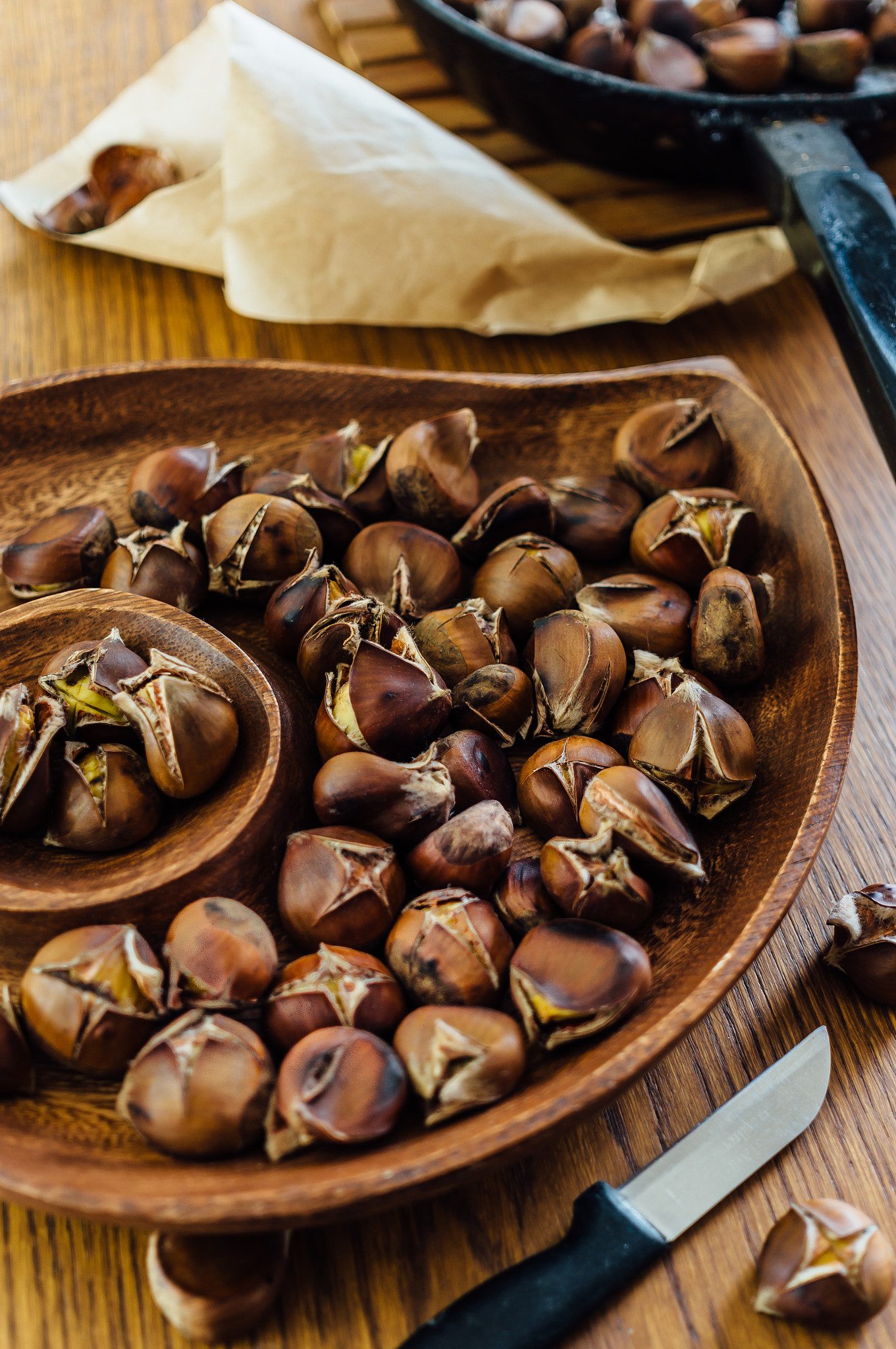 Sony Alpha NEX-6 + Sigma 30mm F2.8 EX DN sample photo. Roasted chestnuts photography