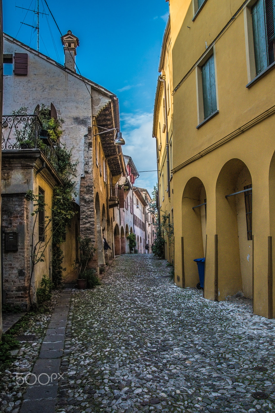 Nikon D800 sample photo. Treviso alley photography