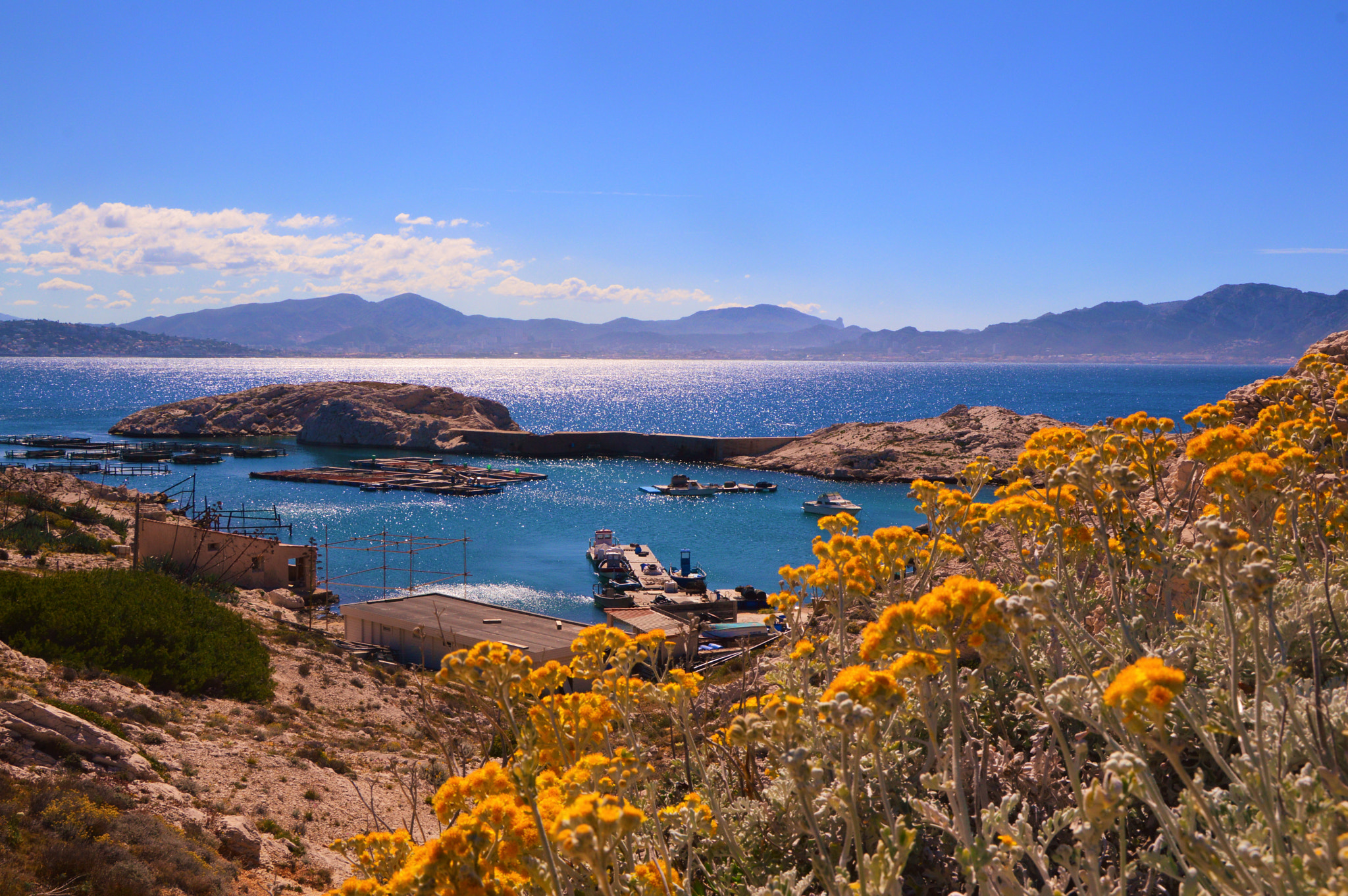 Marseille, l'ile du Frioul