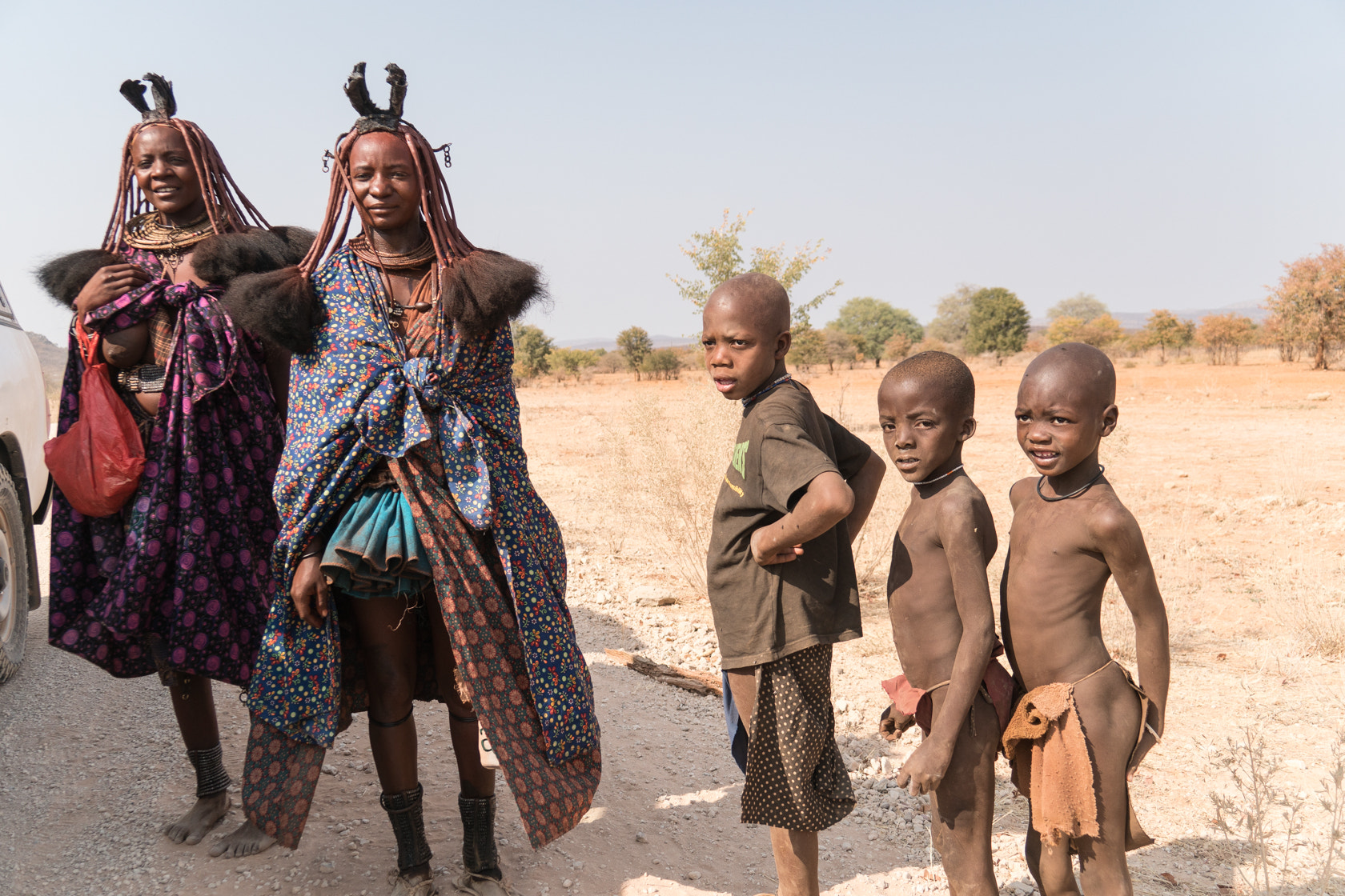 Sony E 18-200mm F3.5-6.3 OSS sample photo. Asking for water, himba, namibia photography