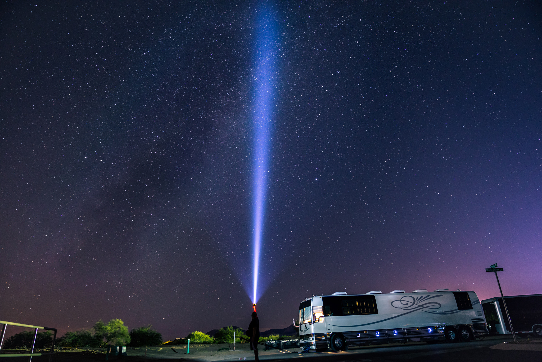 Sony a7R + Sony FE 24-70mm F2.8 GM sample photo. Milky way in tuscon, az photography