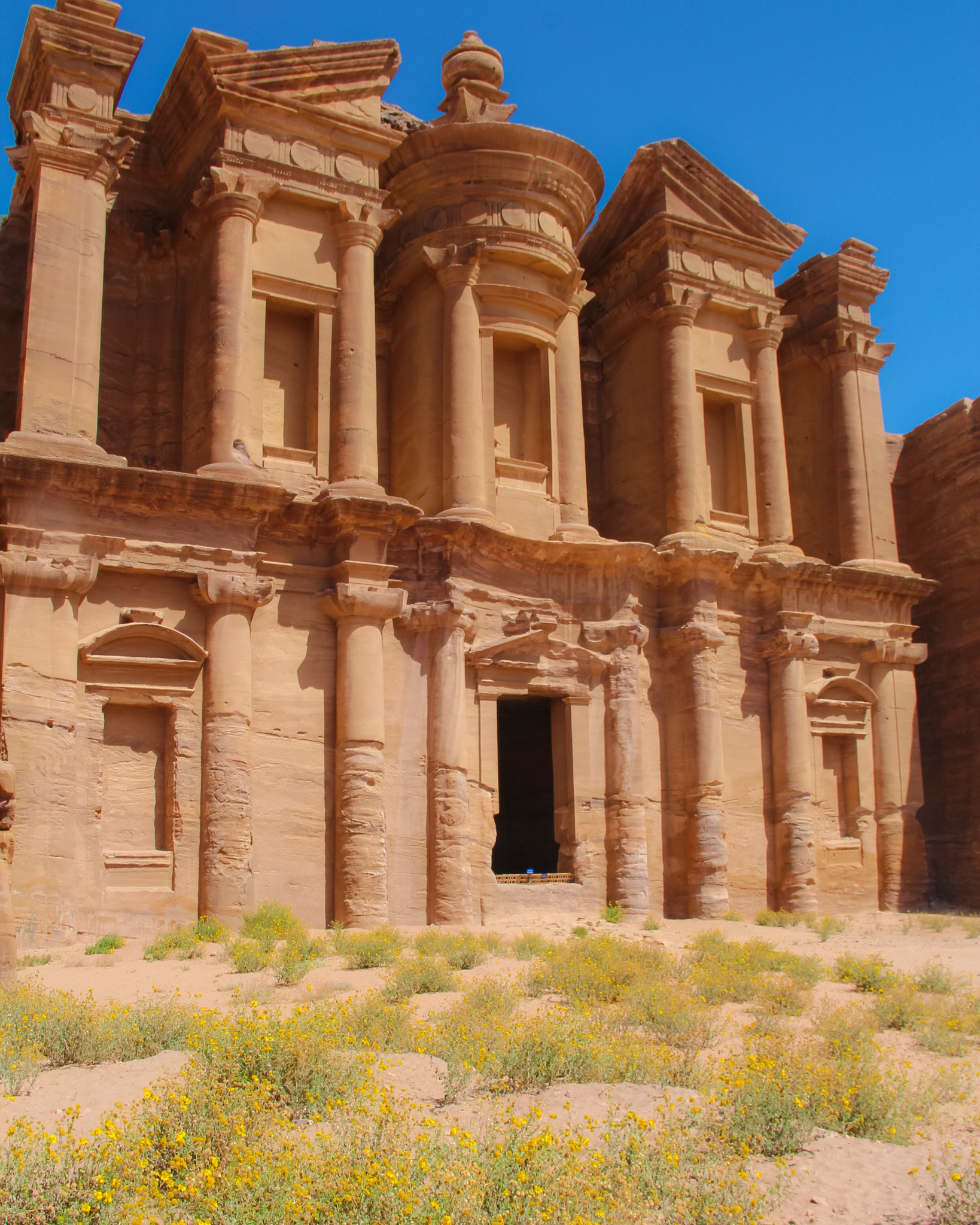 Canon EF-S 18-200mm F3.5-5.6 IS sample photo. Ad deir, the monastery, at petra site photography