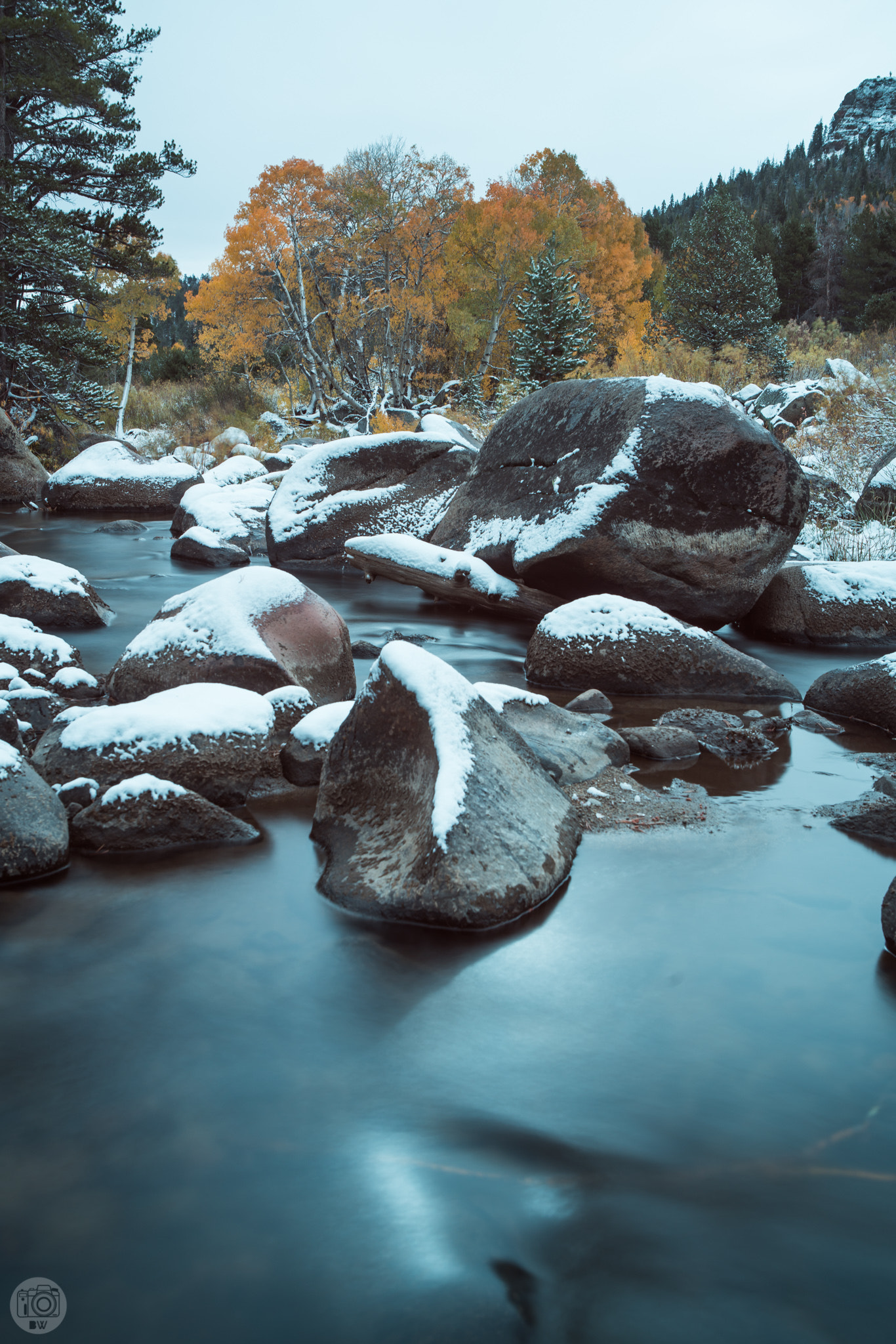 Sony a7R II + Canon EF 24-70mm F2.8L USM sample photo. Flowing snowfall photography