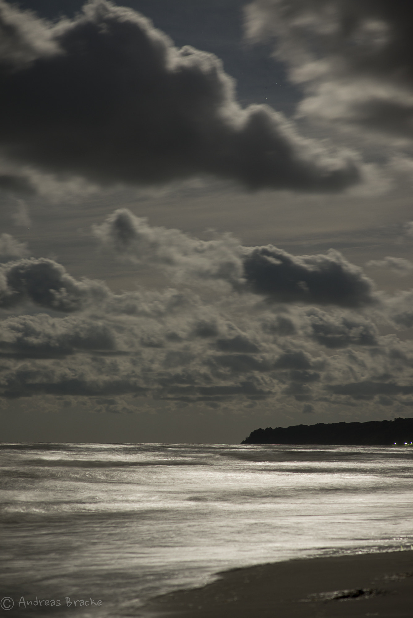 Nikon D800E + Sigma 85mm F1.4 EX DG HSM sample photo. Moonlit beach photography