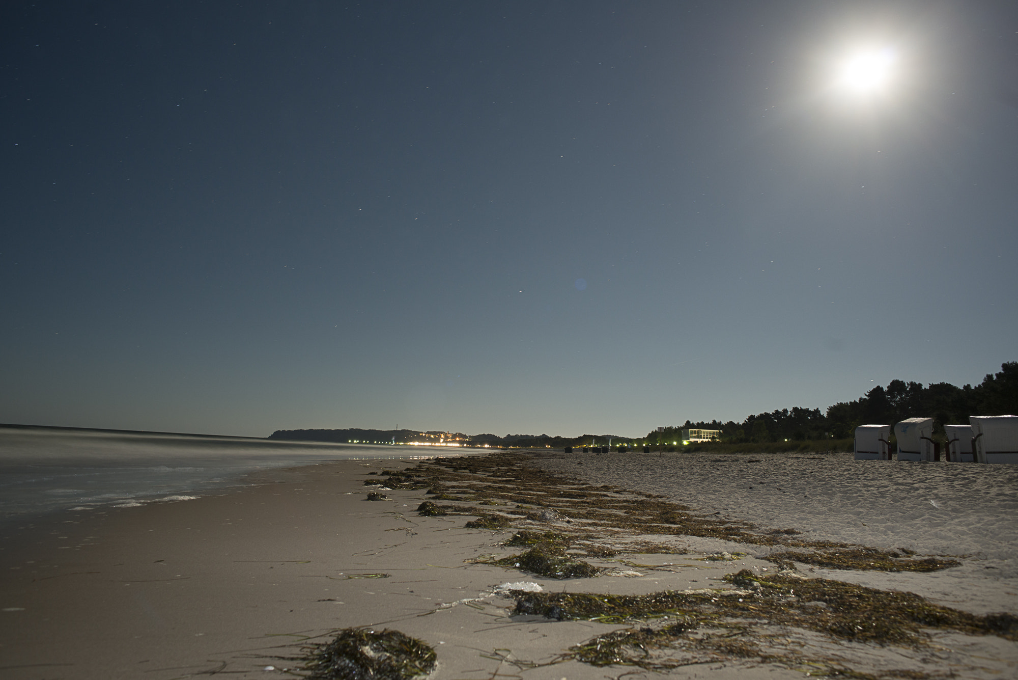 Nikon D800E sample photo. Selling beach at night photography