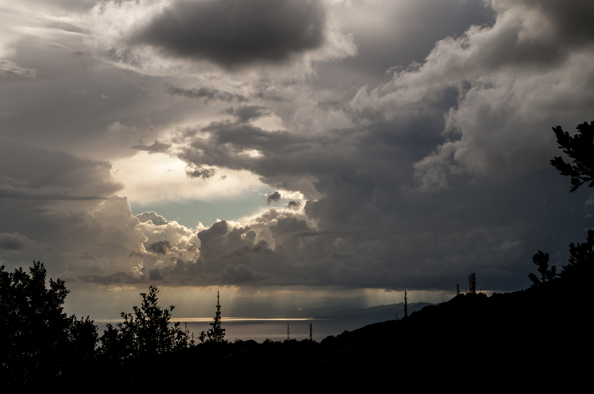 Nikon D300 sample photo. Pioggia in lontananza photography