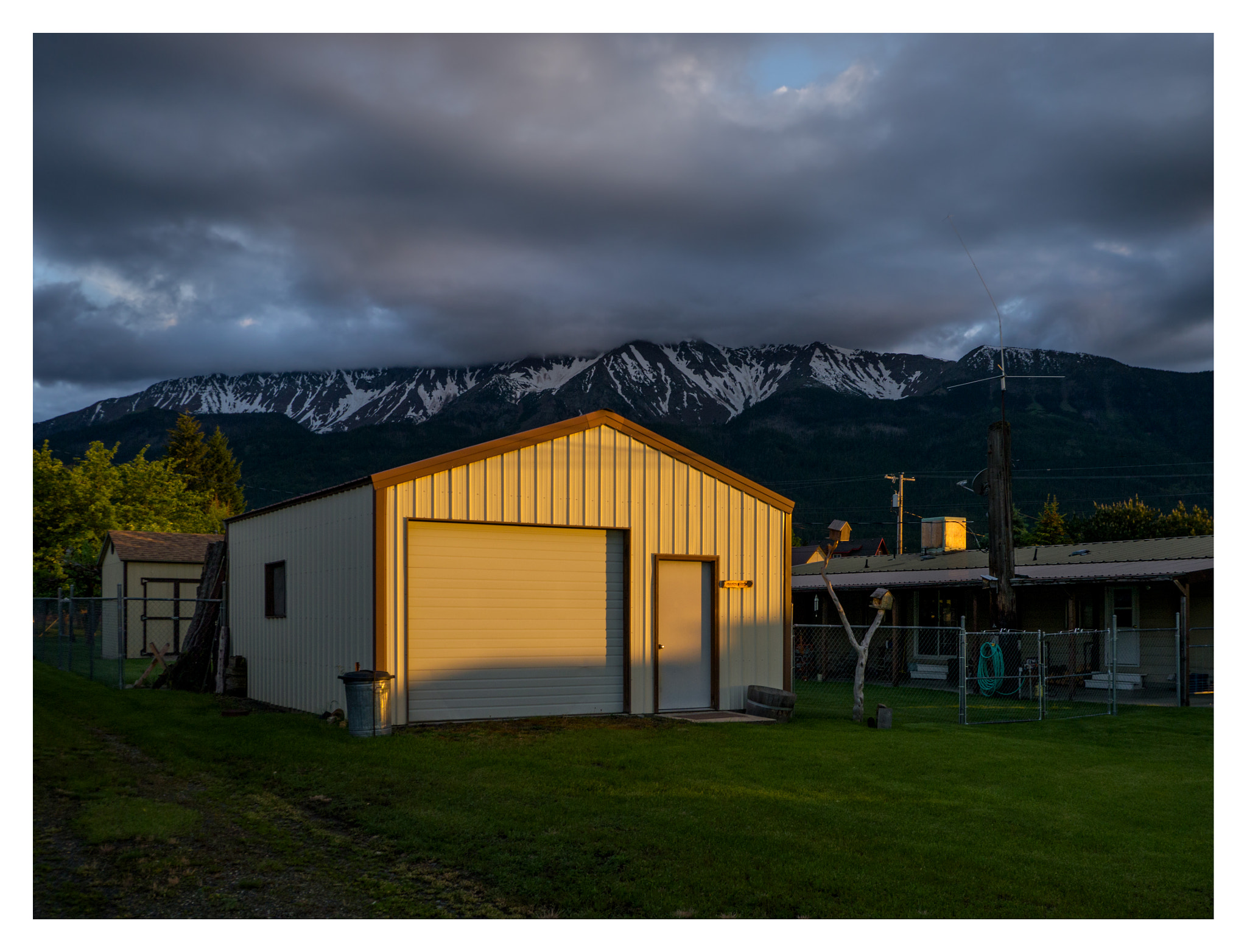 LUMIX G VARIO PZ 14-42/F3.5-5.6 sample photo. Sudown in joseph, oregon photography