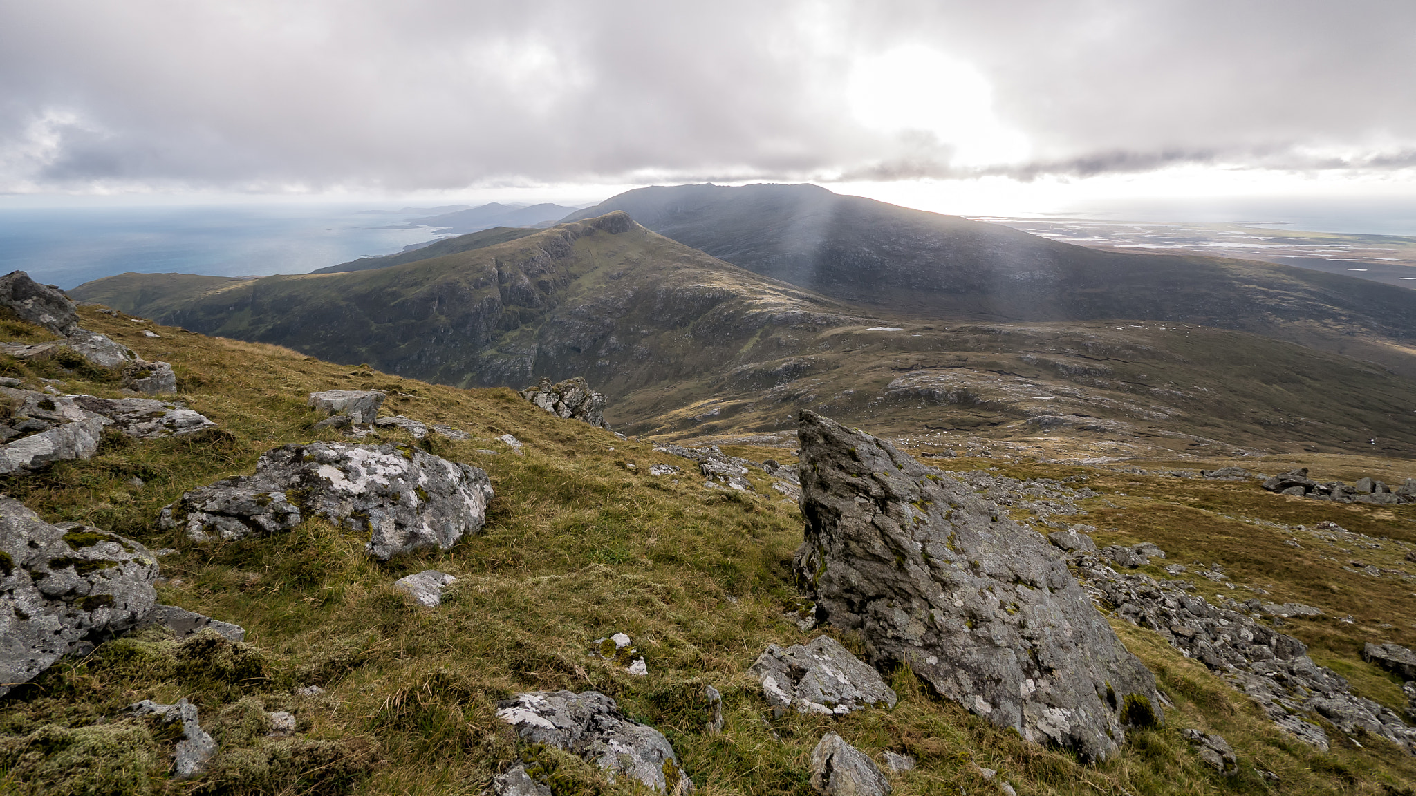 Panasonic Lumix DMC-G7 + Panasonic Lumix G Vario 7-14mm F4 ASPH sample photo. Beinn choradail and beinn mhor photography