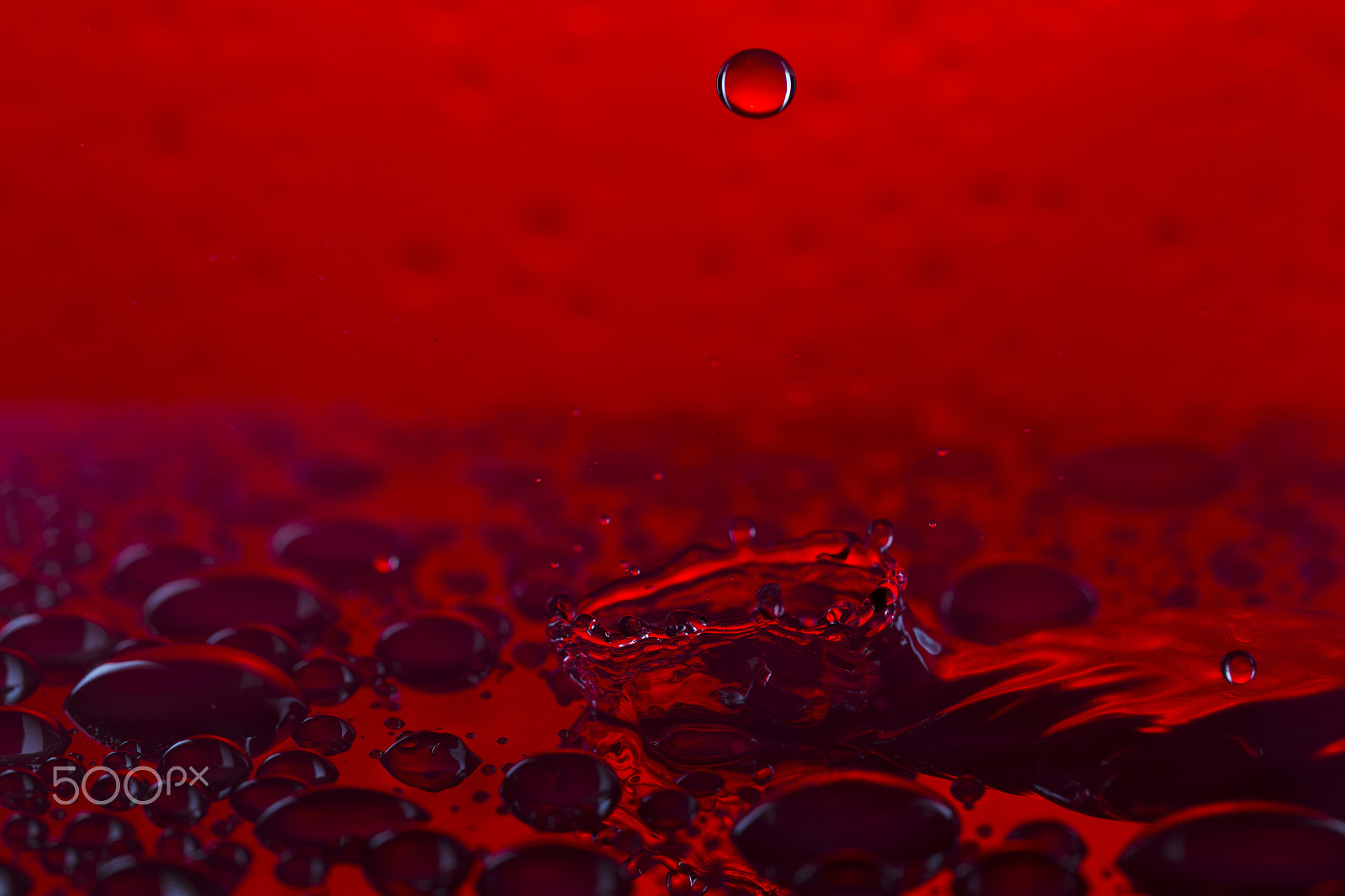 Canon EF 100mm F2.8L Macro IS USM sample photo. Drops, sprays, splashes of water on a colorful background photography