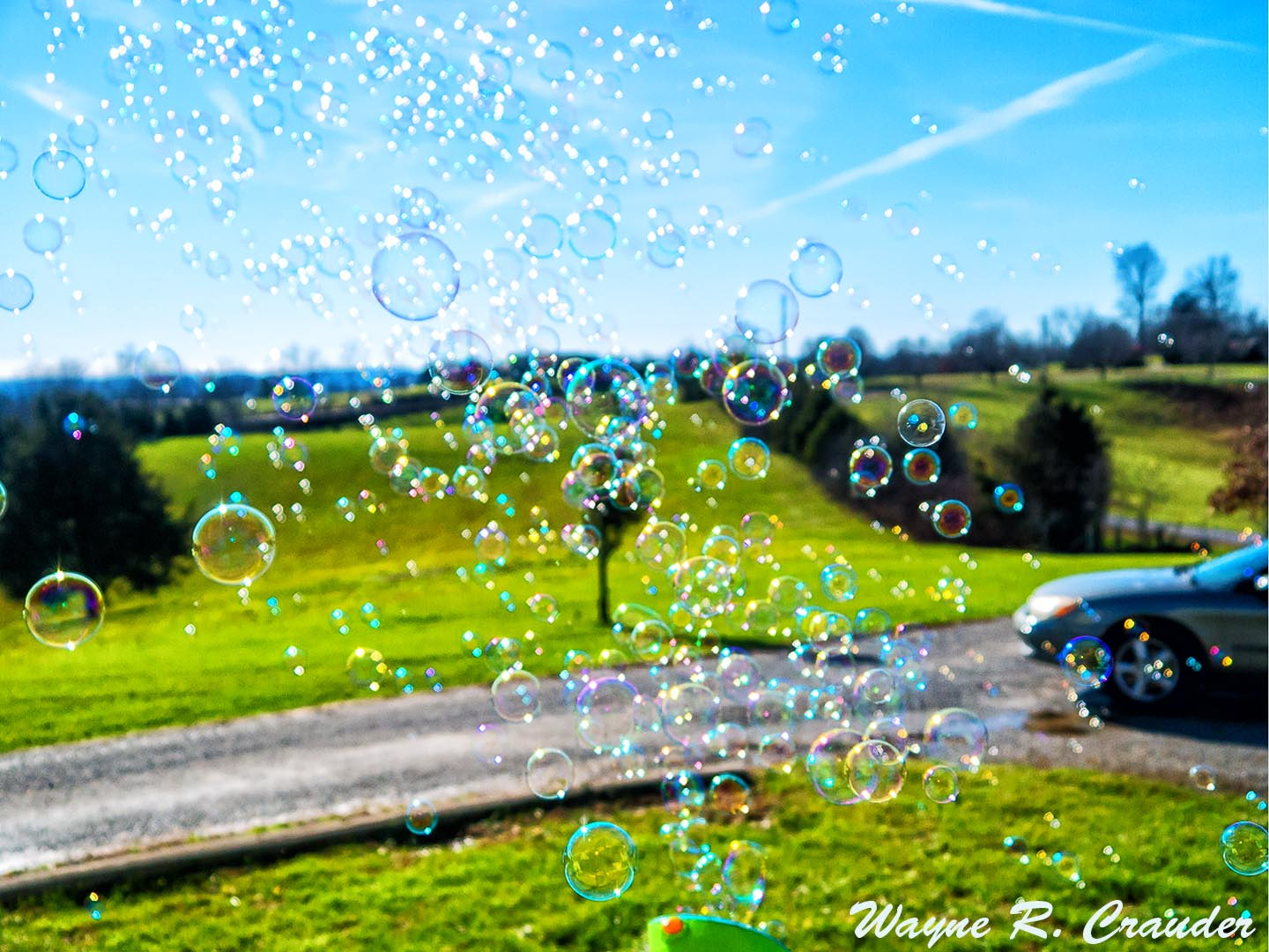 Panasonic Lumix DMC-GF5 sample photo. Fun with bubbles photography