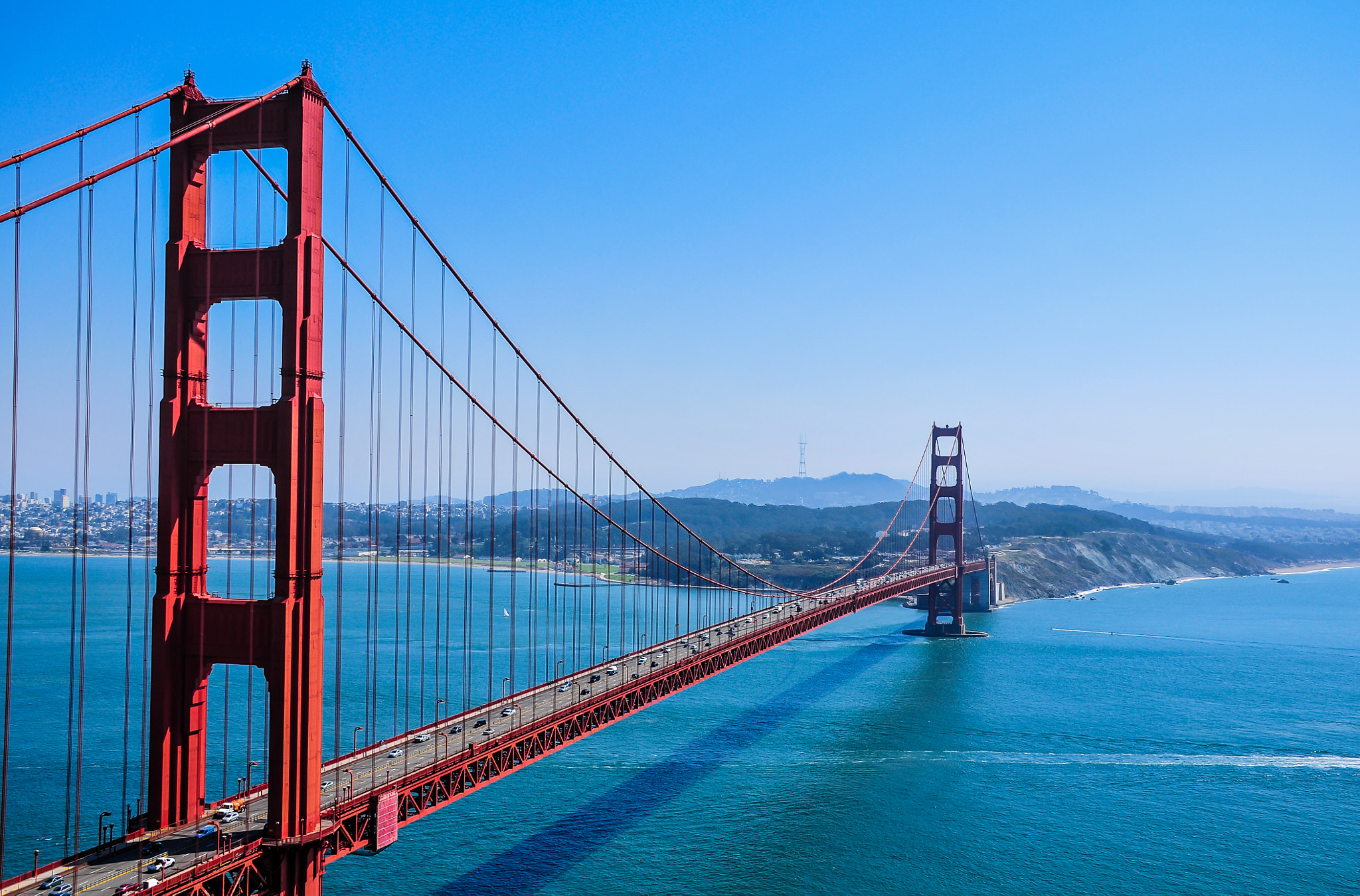 Nikon D300 sample photo. A view of the golden gate bridge. photography