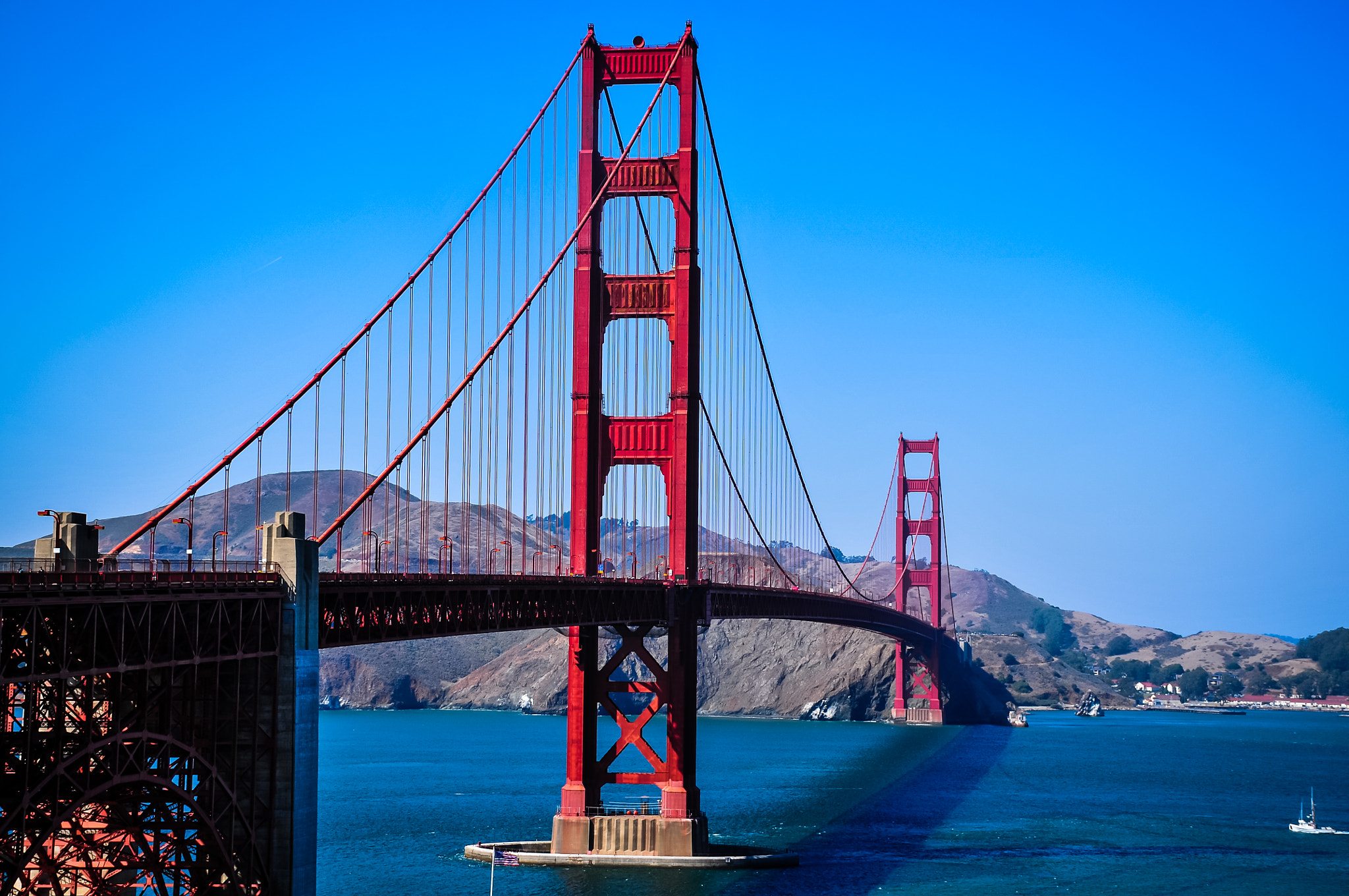Nikon D300 sample photo. A view of the golden gate bridge. photography