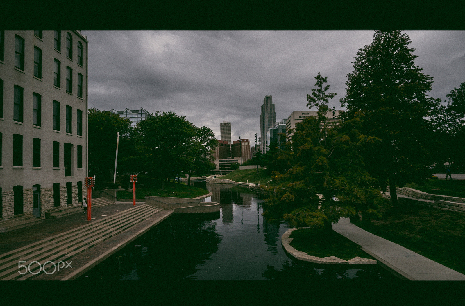 Sony Alpha NEX-3N sample photo. Gene leahy mall, farnam street, omaha, ne photography