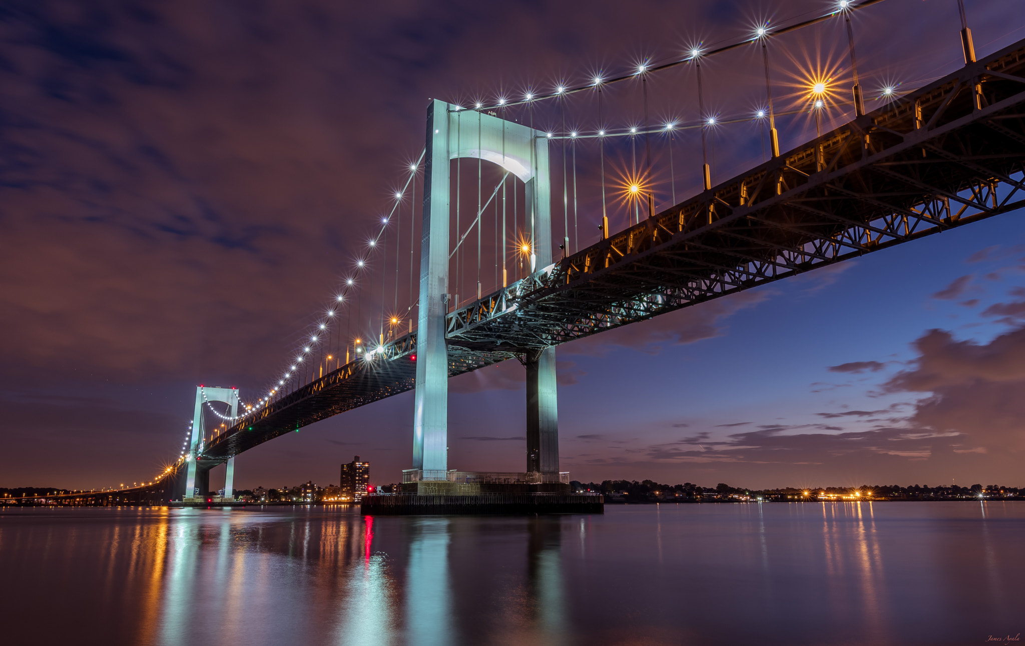 Nikon D500 sample photo. Throgs neck bridge photography