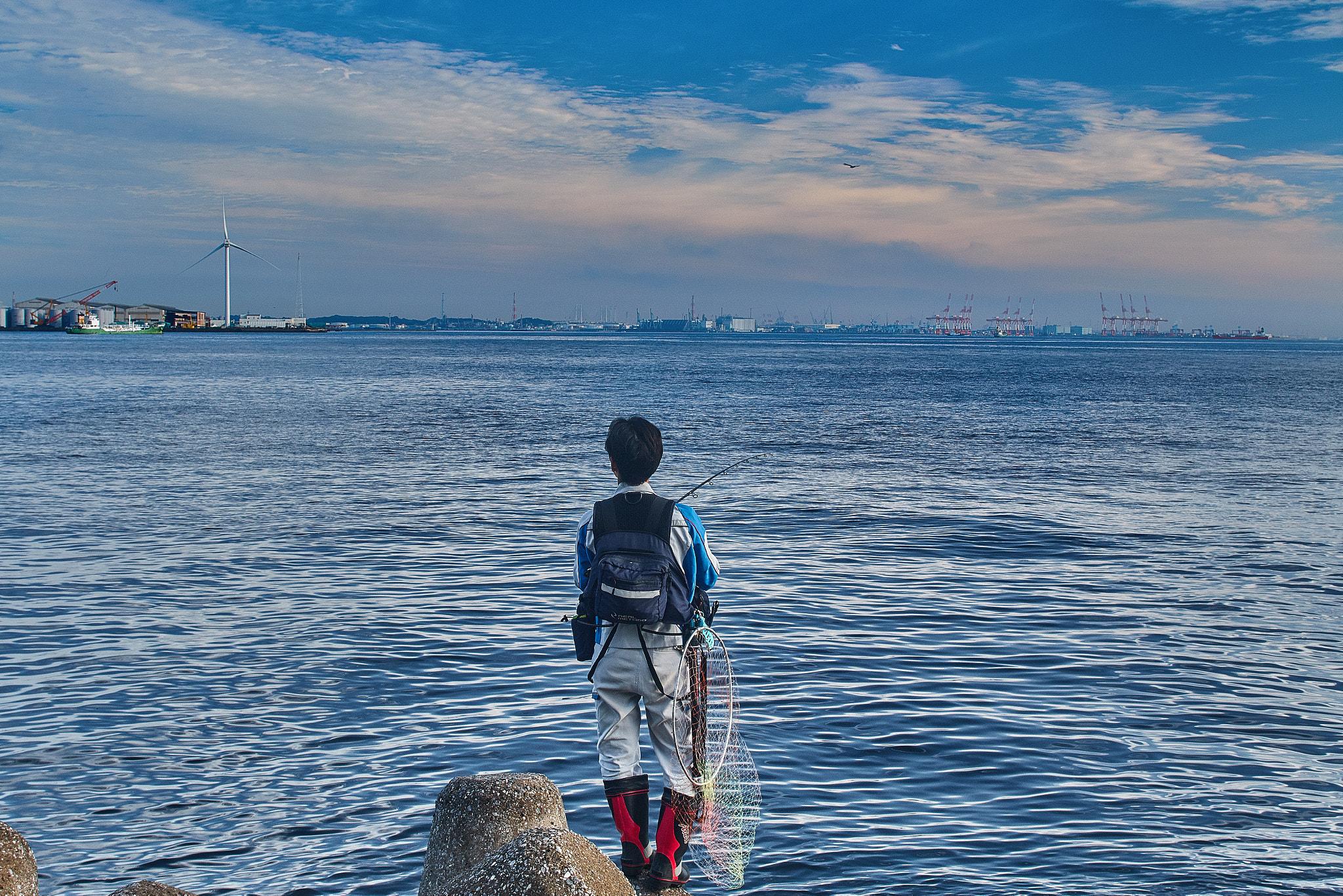 EF28-70mm f/2.8L USM sample photo. Angler photography