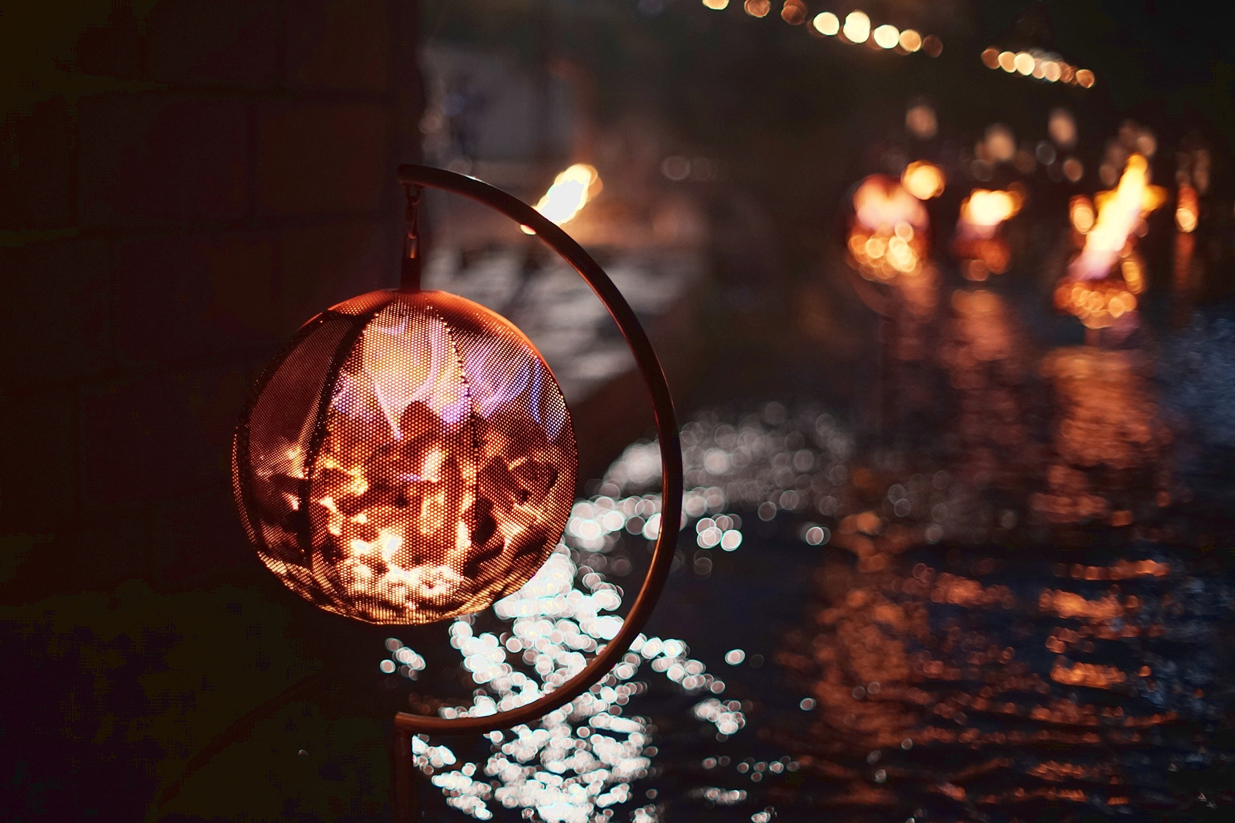 Sony a7 II + Canon EF 40mm F2.8 STM sample photo. Collaboration of fire and water photography