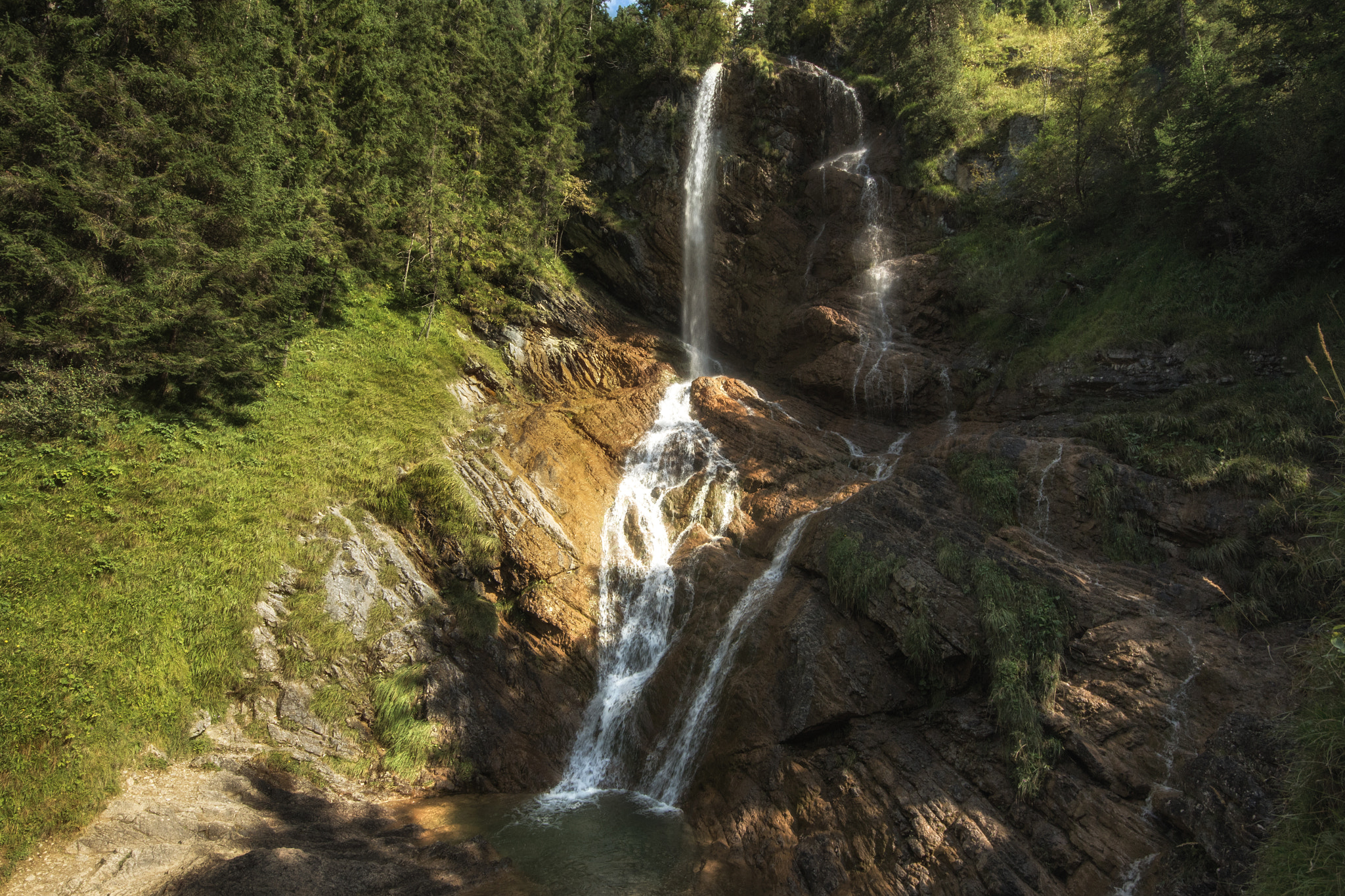 Sigma 8-16mm F4.5-5.6 DC HSM sample photo. Wasserfall bad hindelang photography