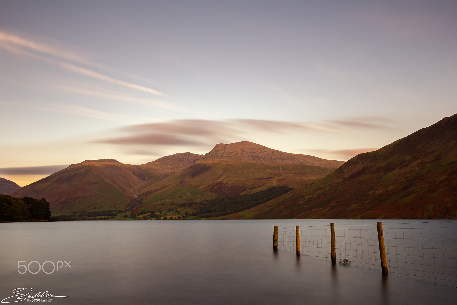 Canon EOS 60D sample photo. Wastwater sunset, 70 second exposure, scafell pike in the background is the highest mountain in... photography