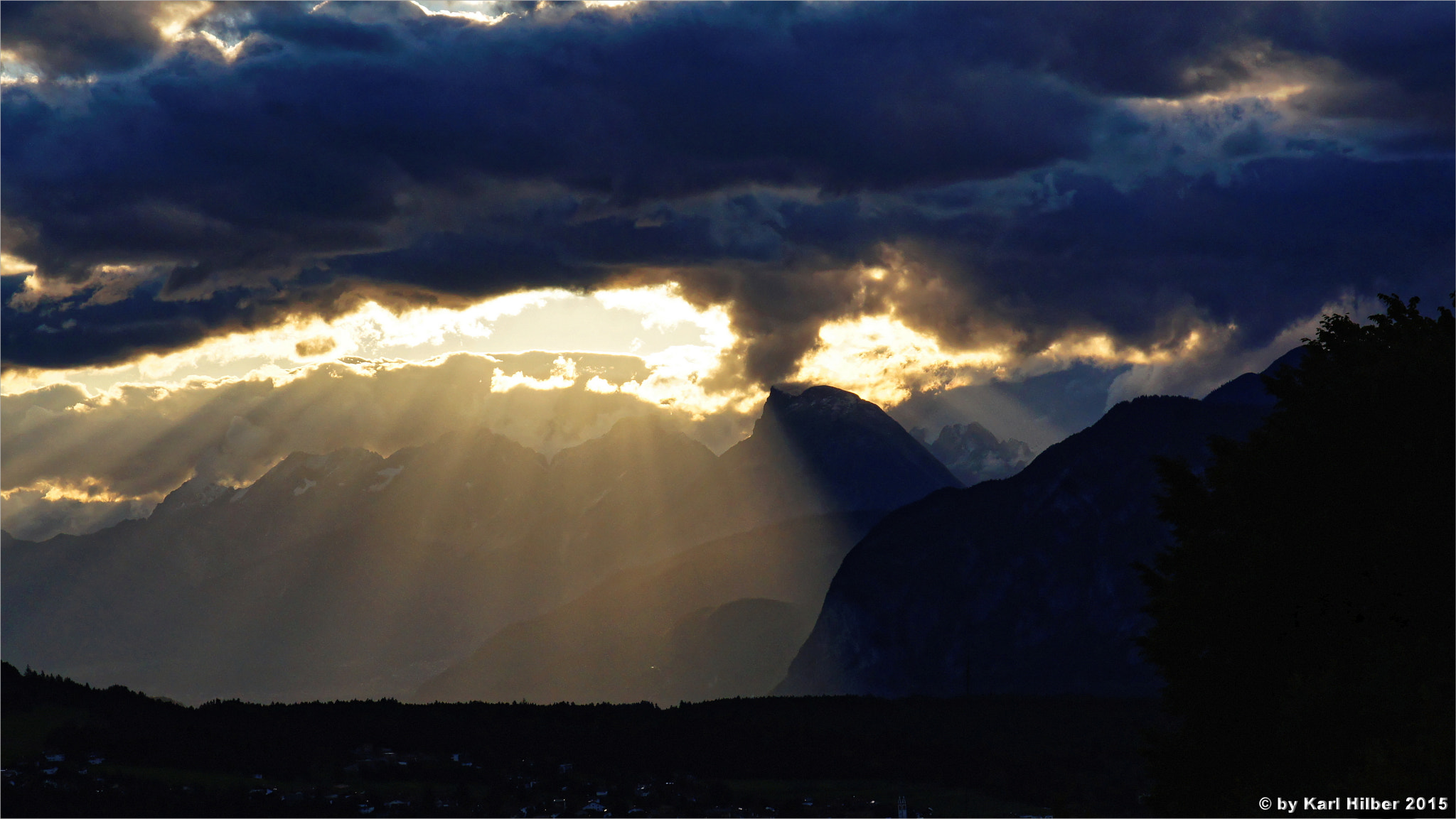 Sony SLT-A55 (SLT-A55V) sample photo. Gewitterstimmung im tiroler oberland, dxo photography