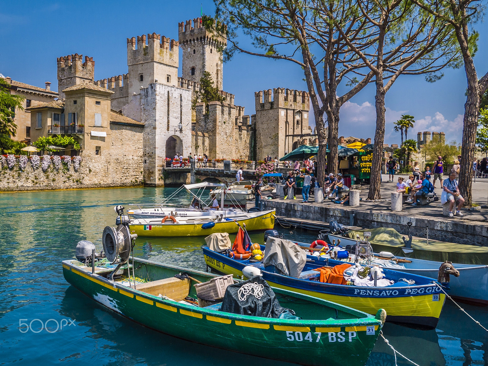 Panasonic Lumix DMC-GF5 sample photo. Sirmione postcard photography