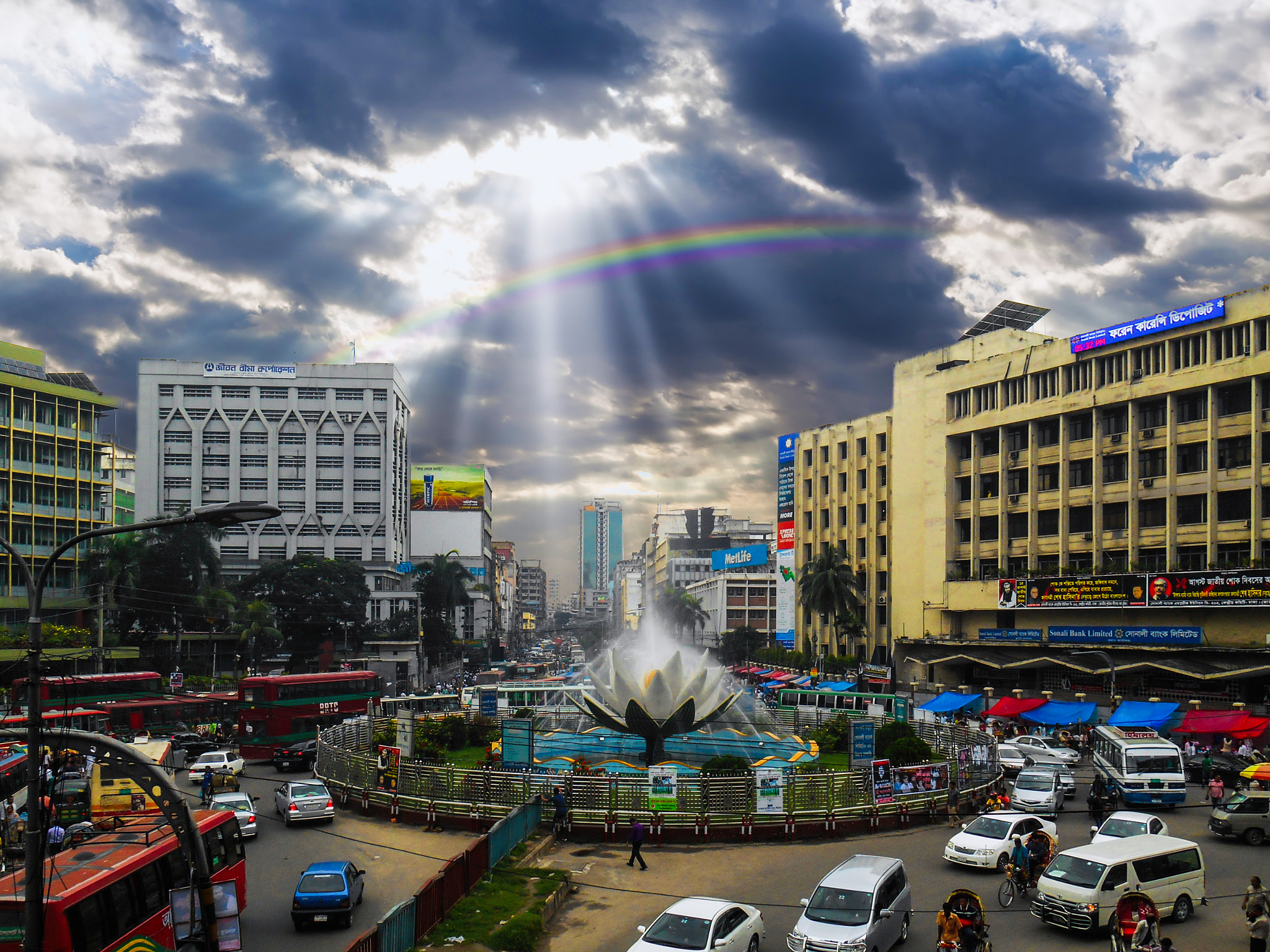 Nikon COOLPIX S3400 sample photo. Shapla chattor (shapla square), motijheel, dhaka-0 photography