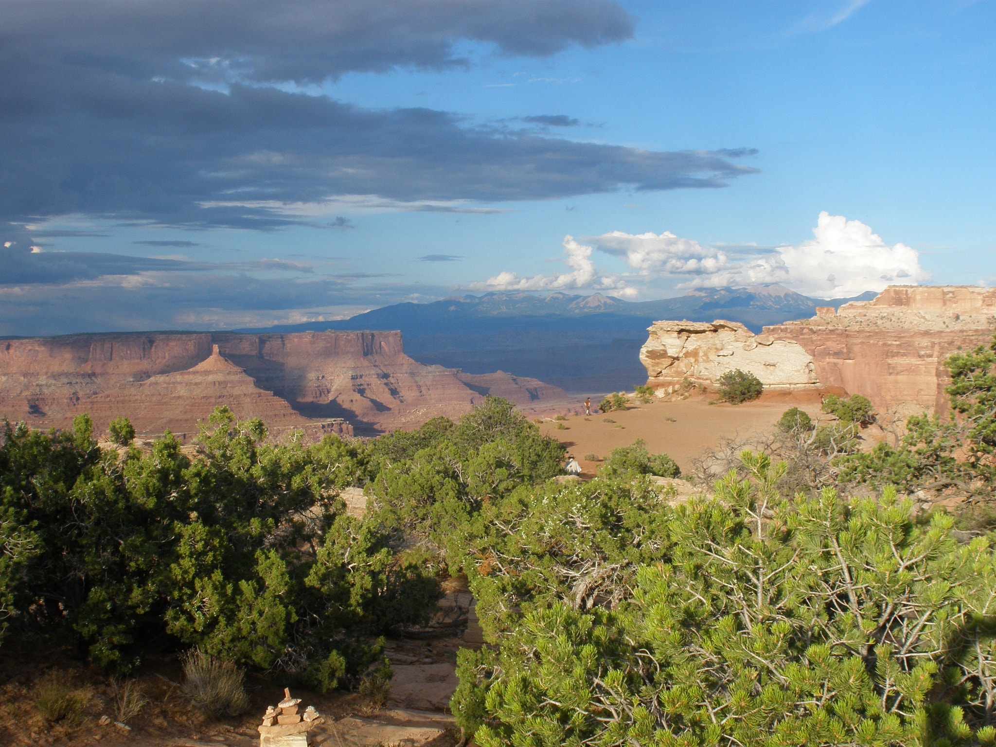 Olympus FE340,X855,C560 sample photo. Ciel d'orage sur le canyon photography