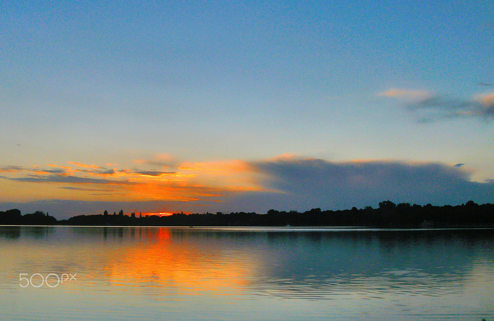 Fujifilm FinePix AV130 sample photo. Sunset - lake palic photography