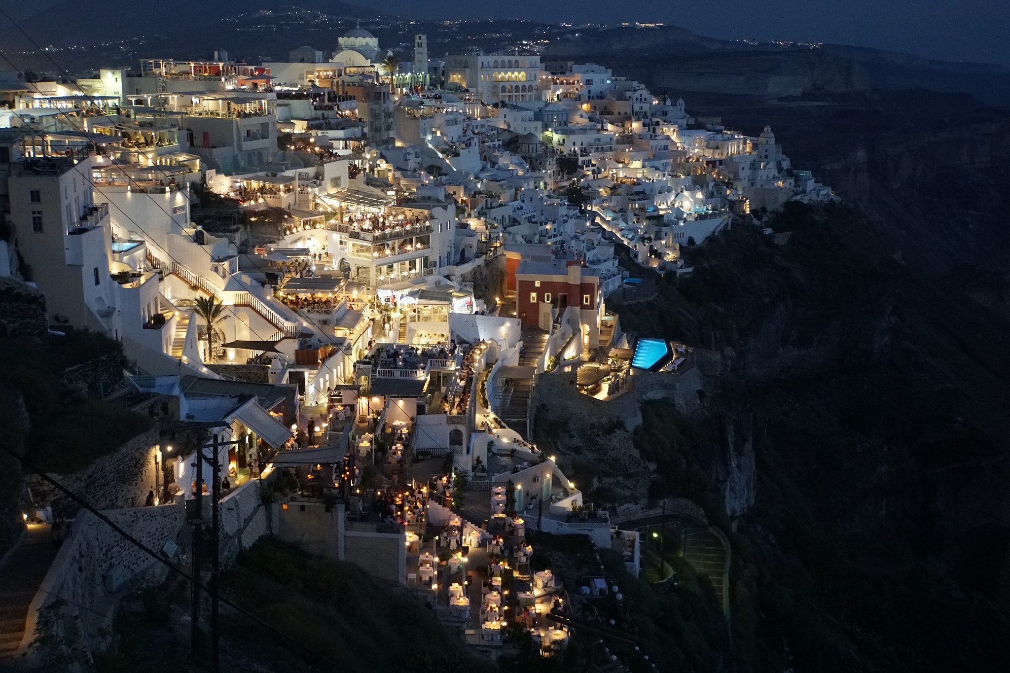Sony E 18-200mm F3.5-6.3 OSS LE sample photo. Santorini fyrra photography