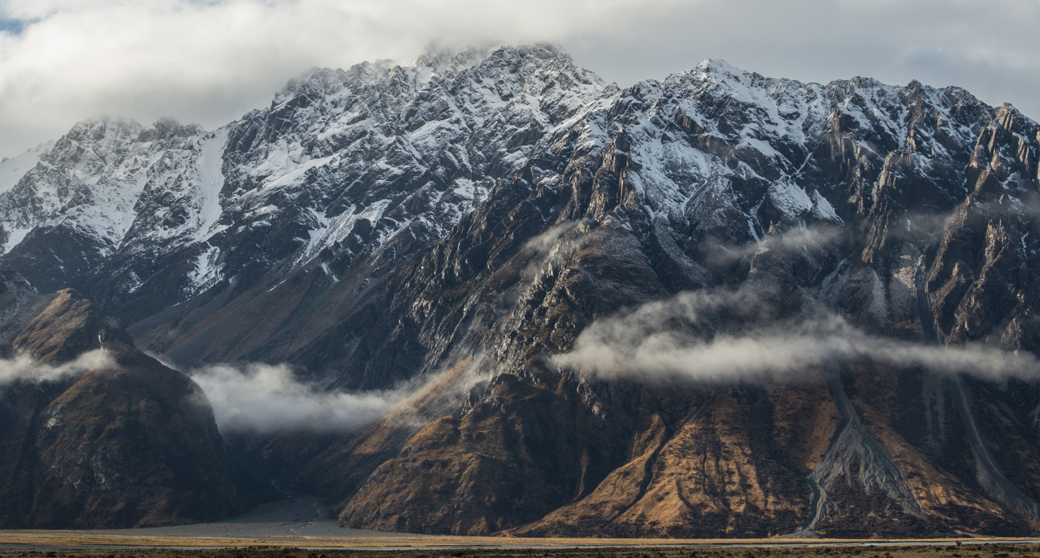 Nikon D600 sample photo. Mountains on the way to tasman lake photography