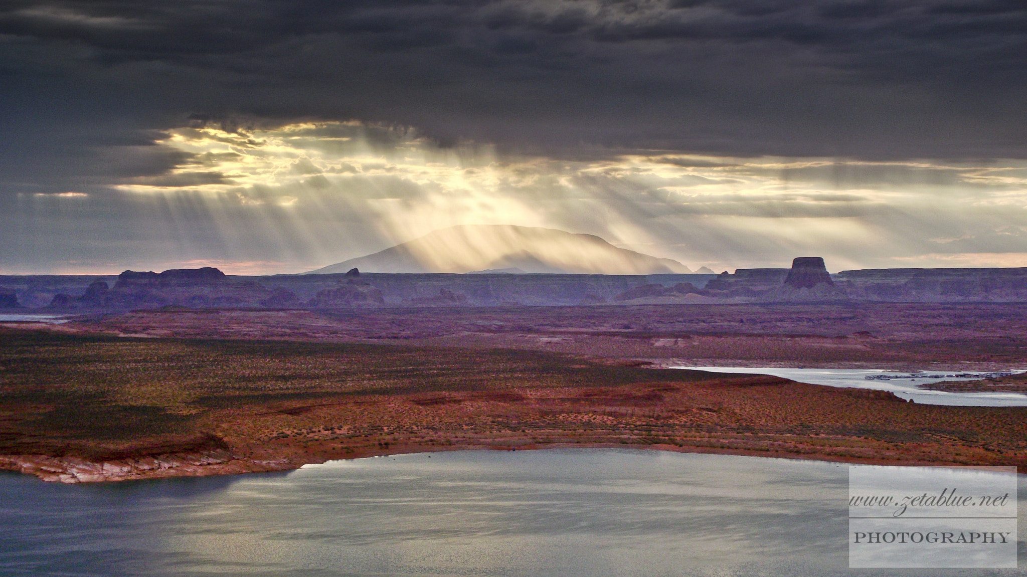 FujiFilm FinePix S1600 (FinePix S1770) sample photo. Sunrise over lake powell photography