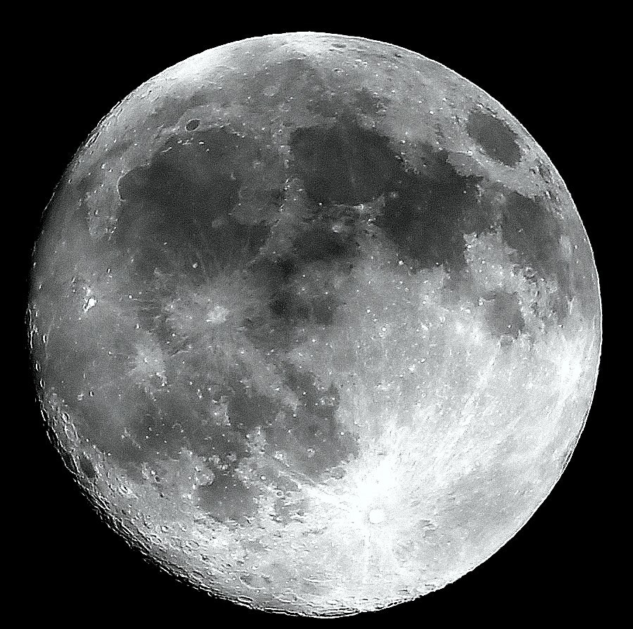 Canon EOS 6D sample photo. Full moon photography