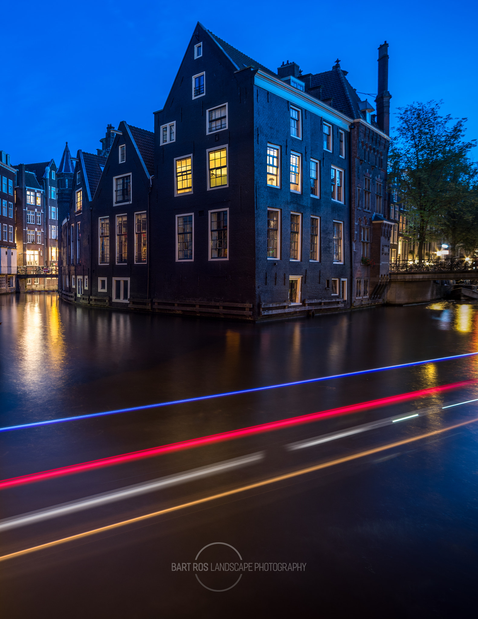smc PENTAX-F 35-70mm F3.5-4.5 sample photo. Long exposure bluehour of zeedijk amsterdam. photography