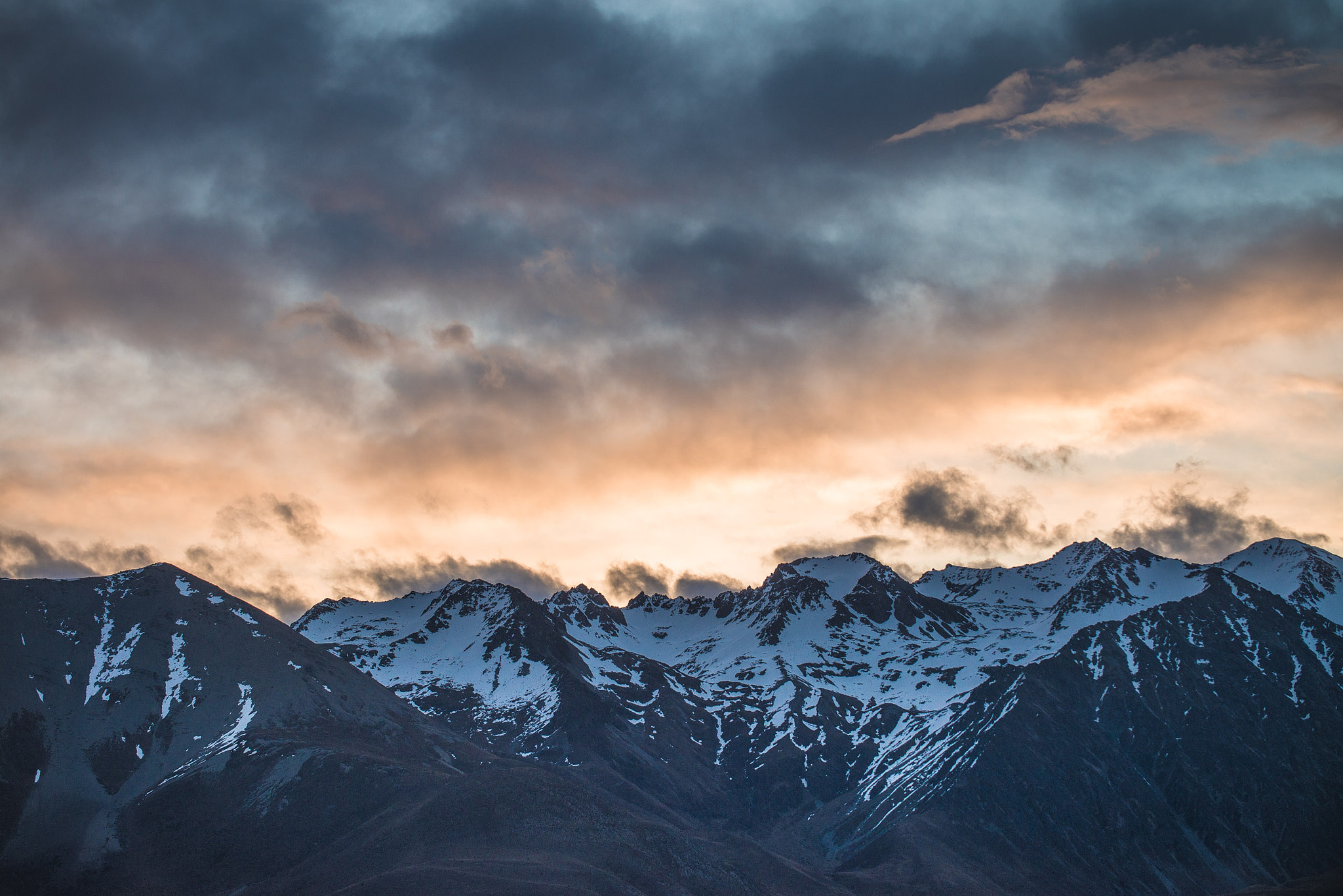 Nikon D600 sample photo. Dusk of mt cook photography