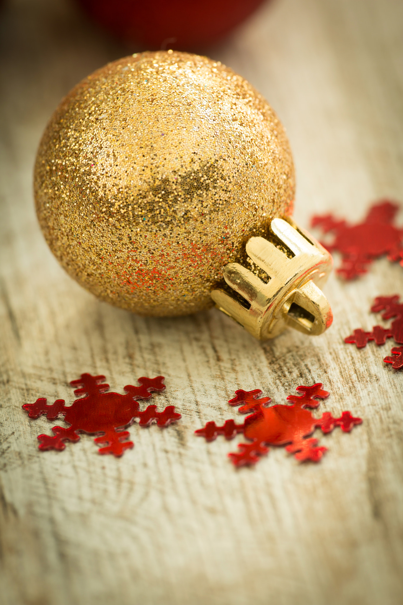 Canon EOS 70D + Sigma APO Macro 180mm F2.8 EX DG OS HSM sample photo. Christmas ball with ornaments photography