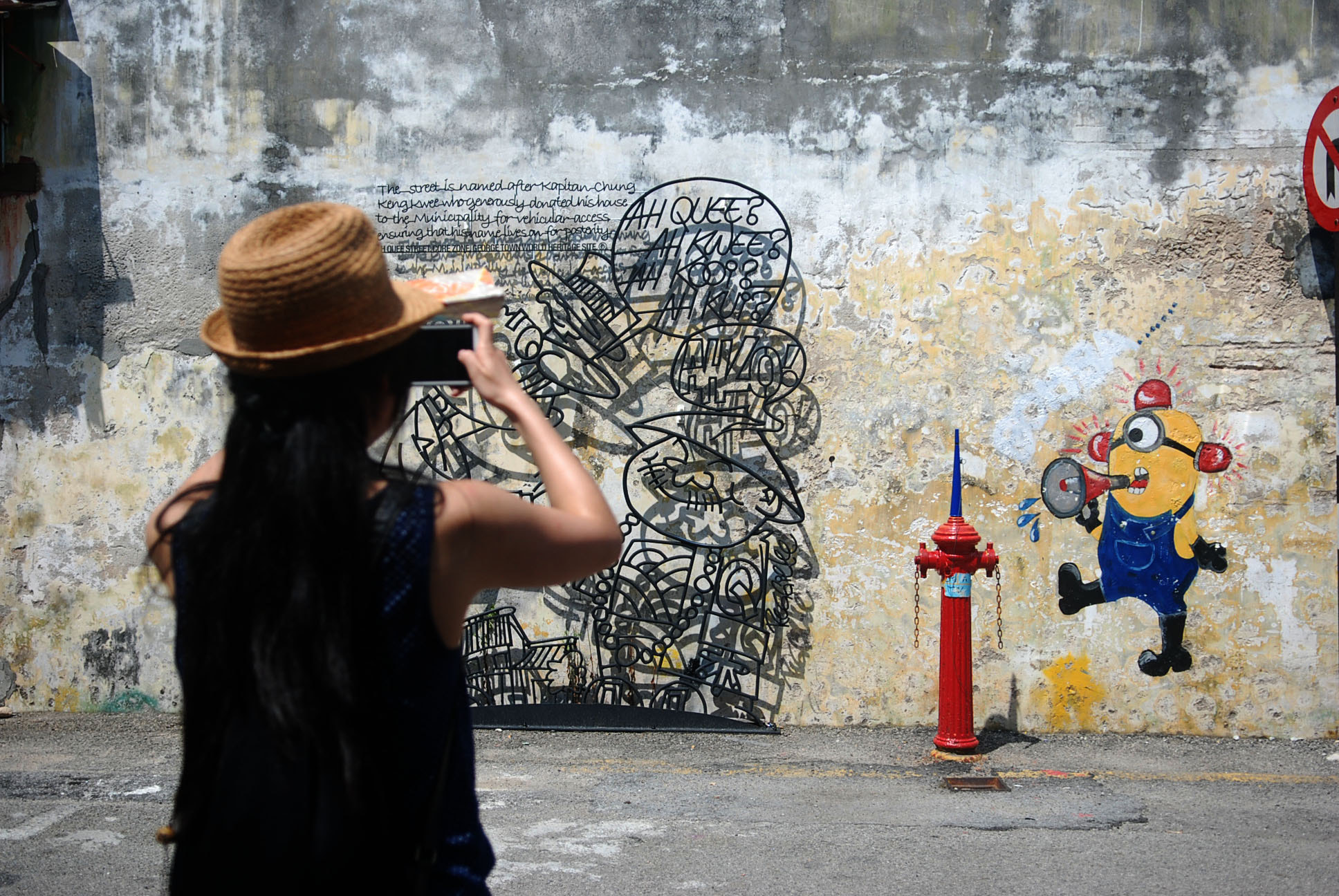 Nikon D80 sample photo. Street art, penang. photography