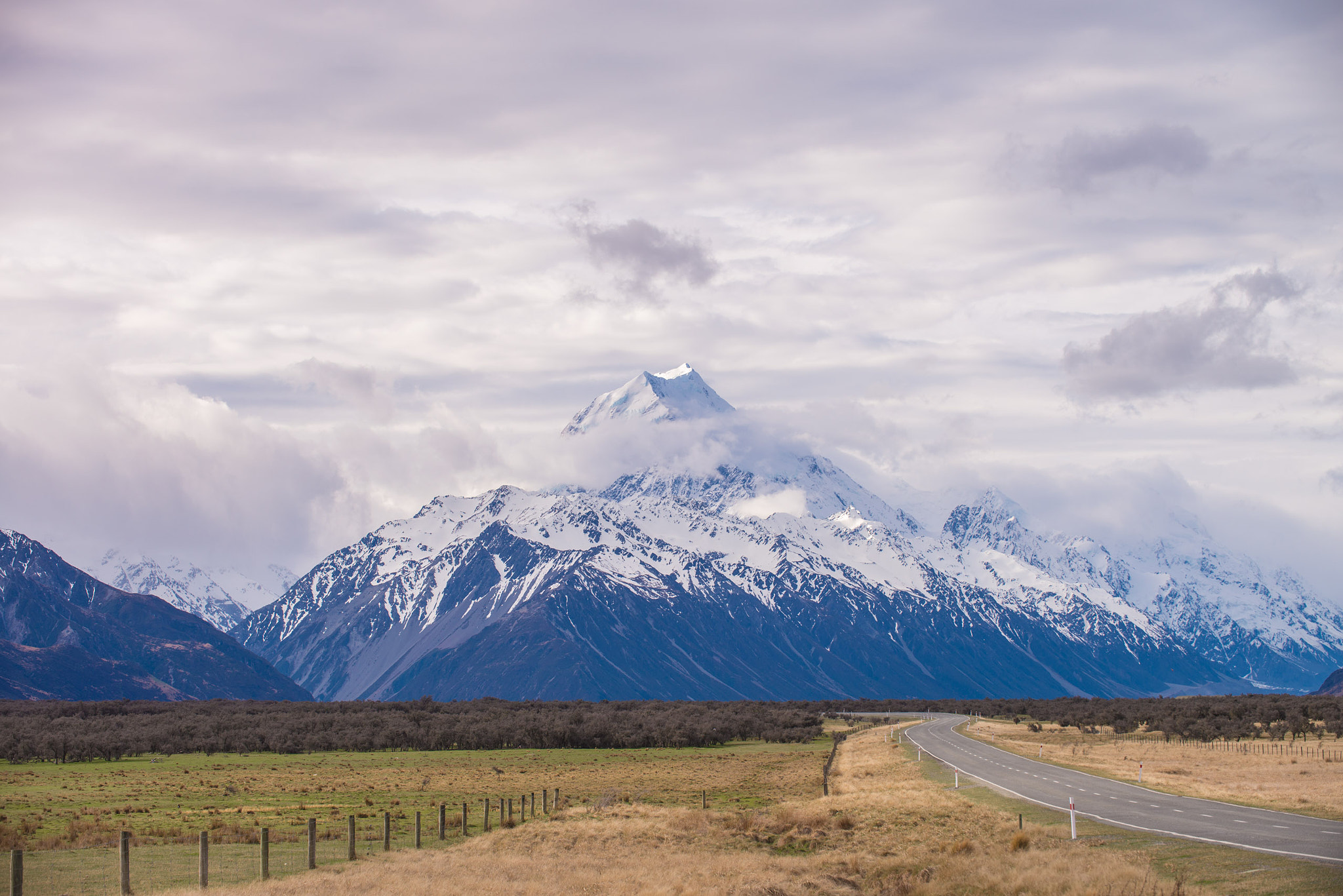 Nikon D600 sample photo. The way to tasman lake photography
