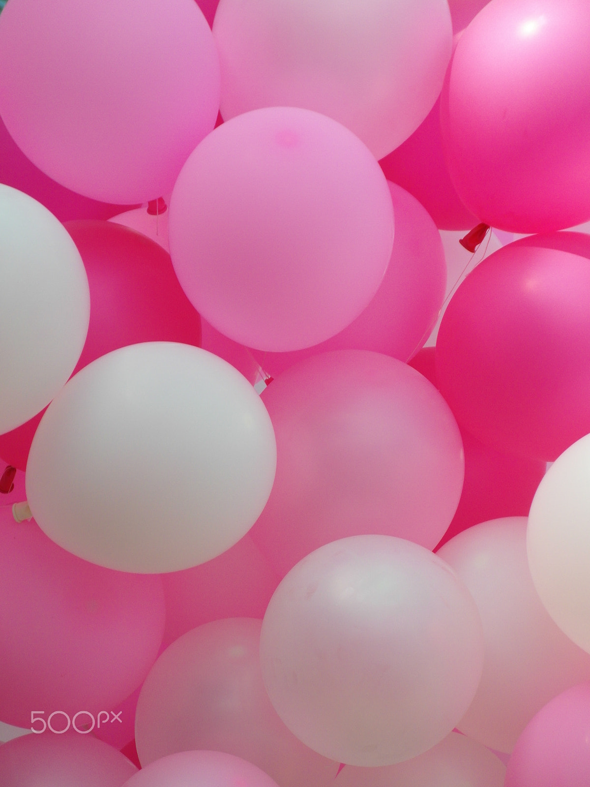 Samsung WB750 sample photo. Pink balloons photography