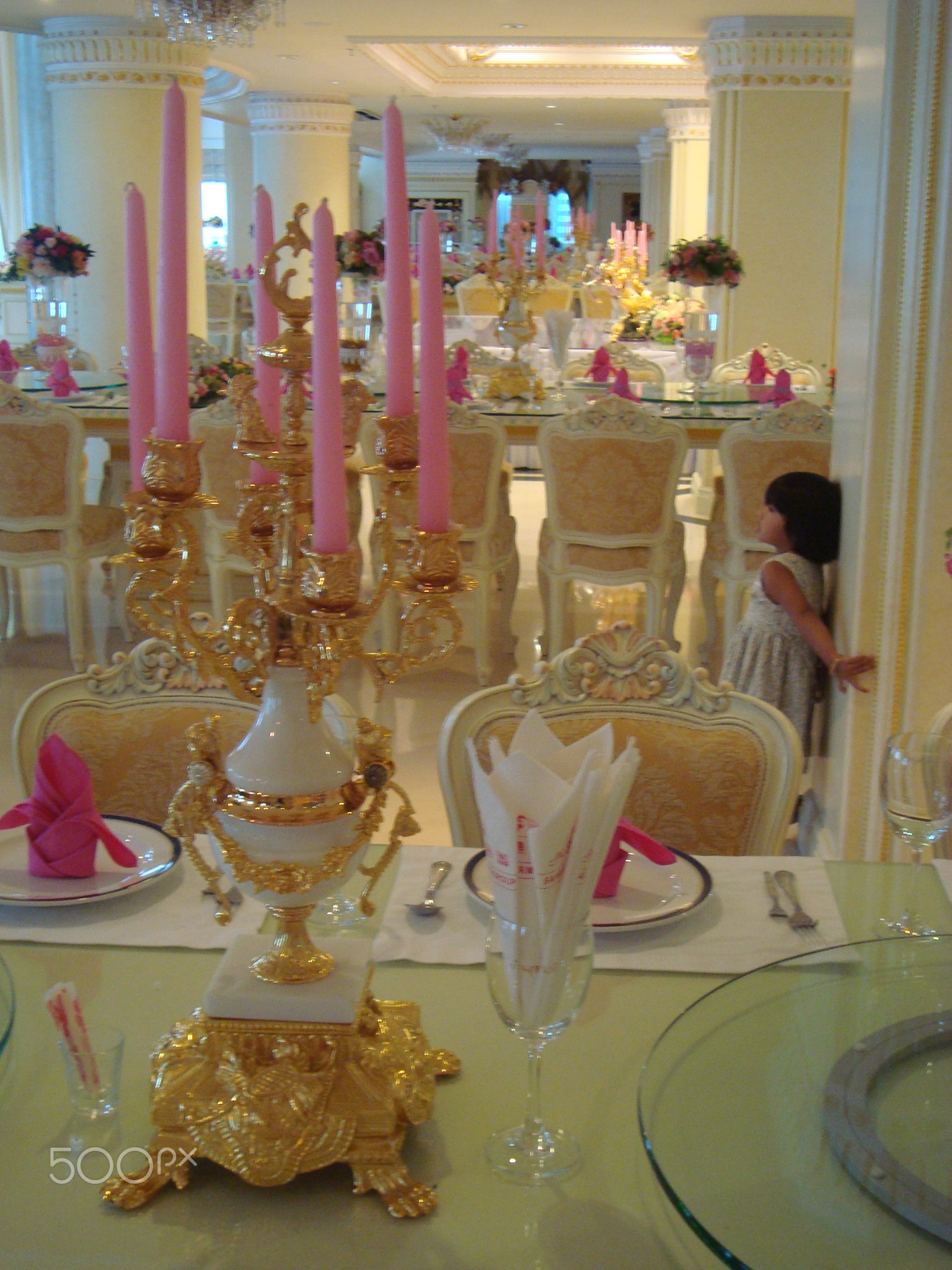Dinner table setting