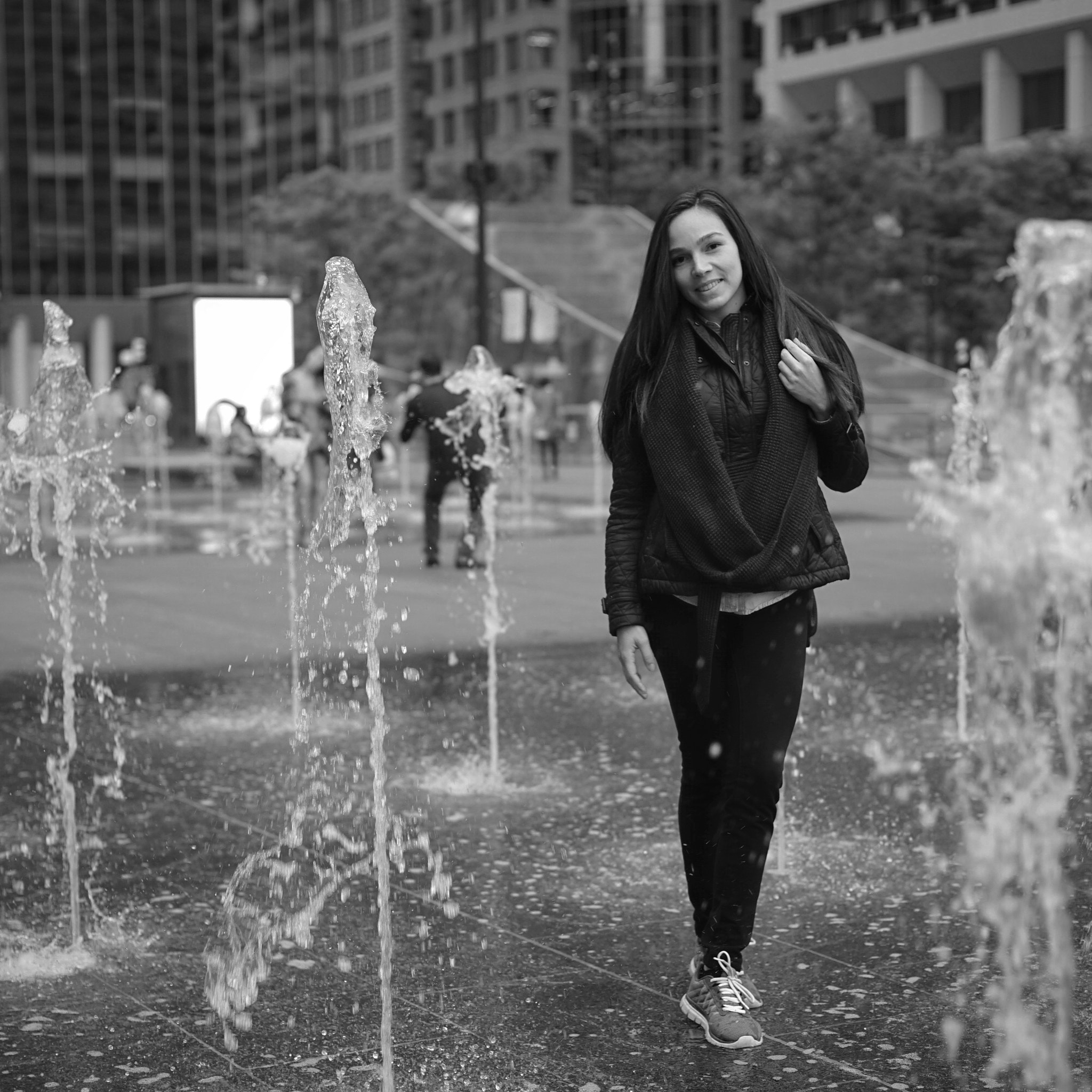 Sony 50mm F1.4 sample photo. And then she came along photography